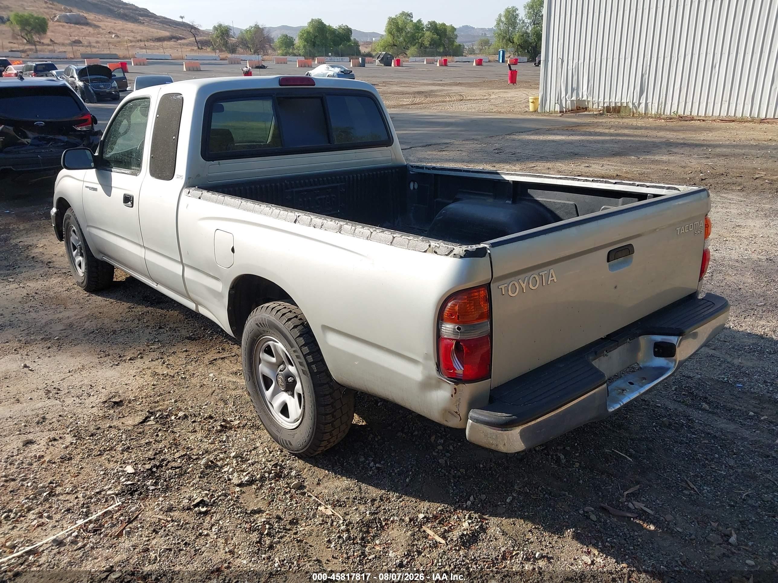 2003 Toyota Tacoma   Серебряный vin: 5TEVL52N03Z263547