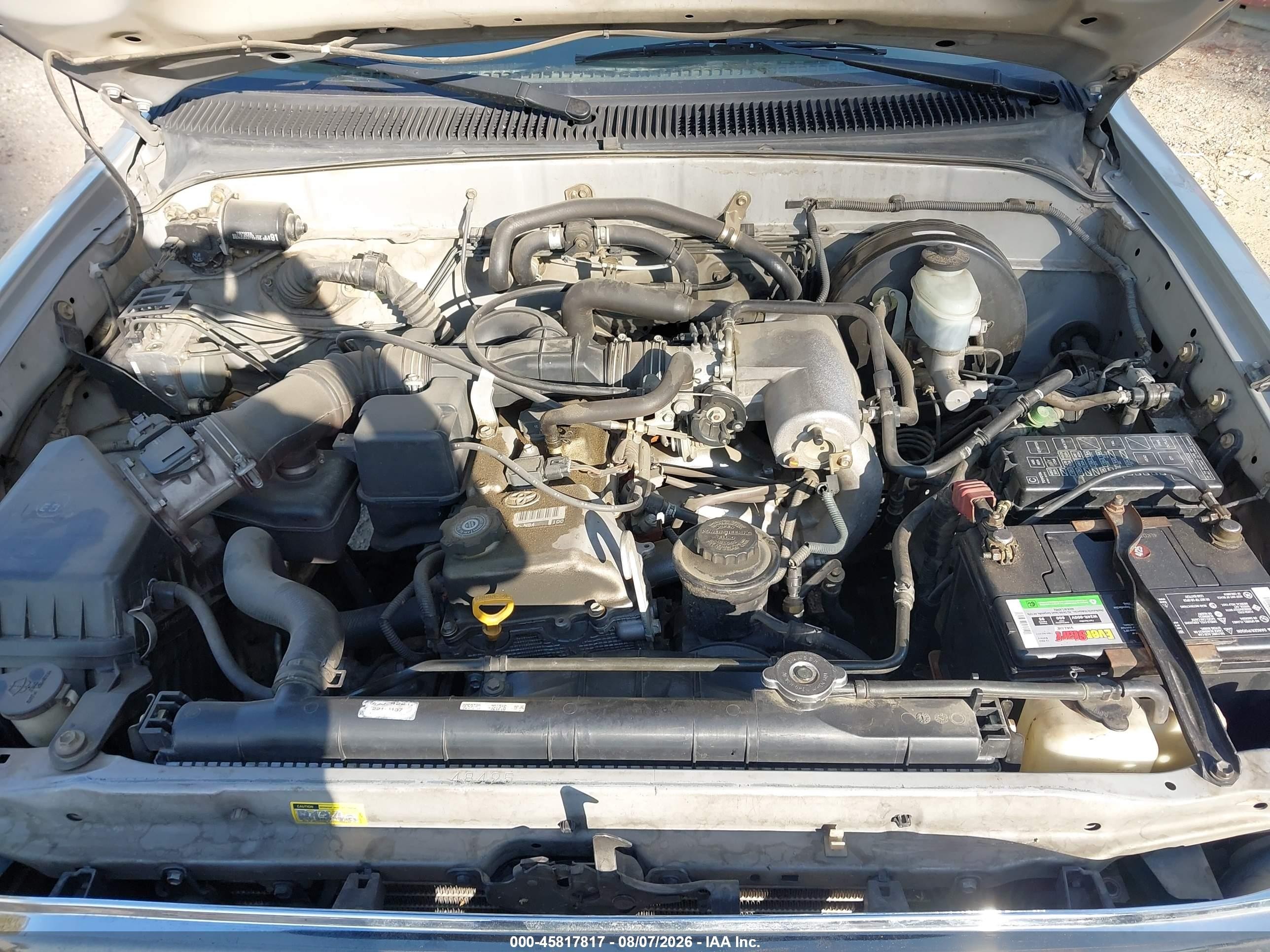2003 Toyota Tacoma   Серебряный vin: 5TEVL52N03Z263547