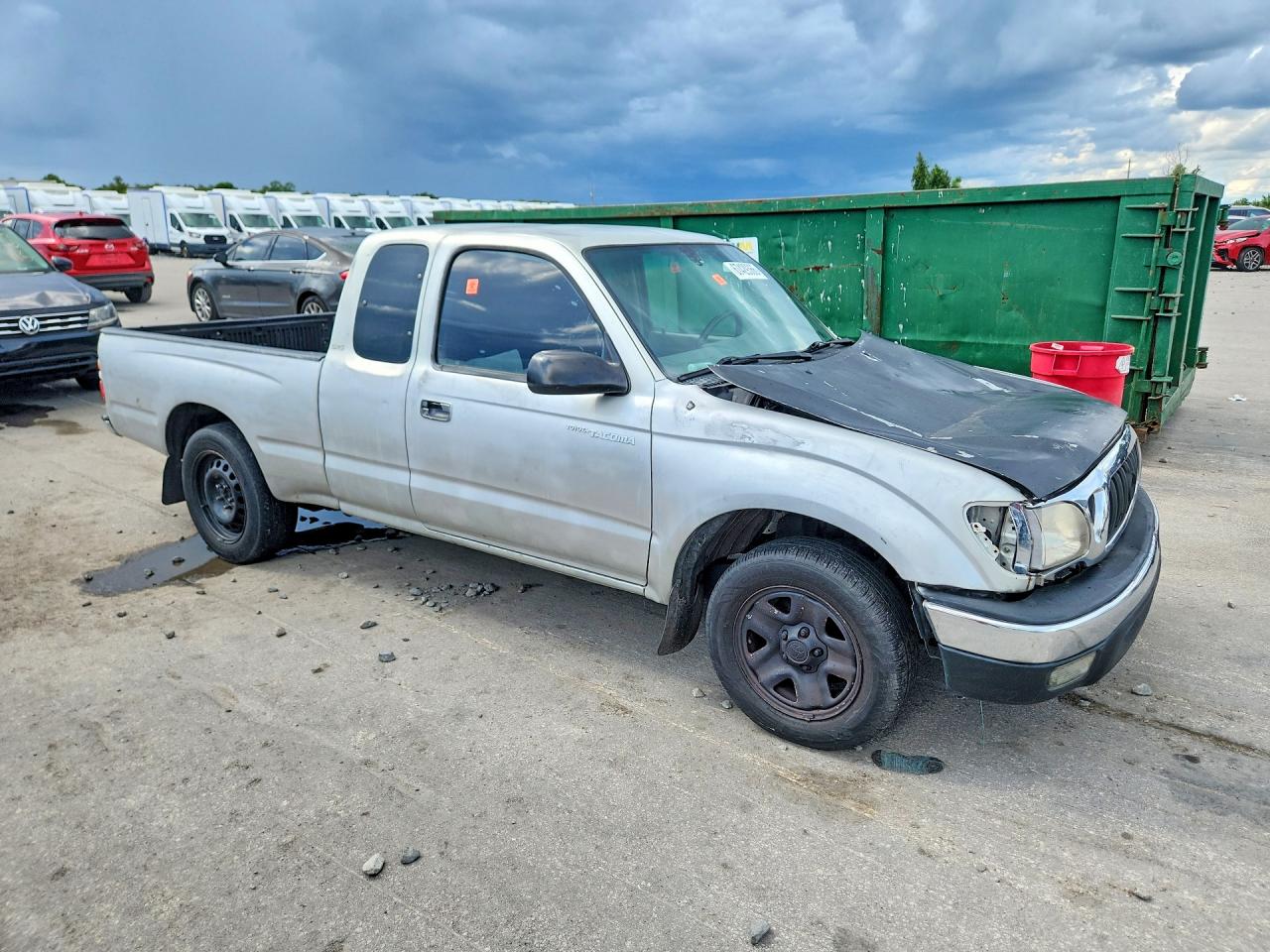 2003 Toyota Tacoma Base Silver vin: 5TEVL52N03Z282468