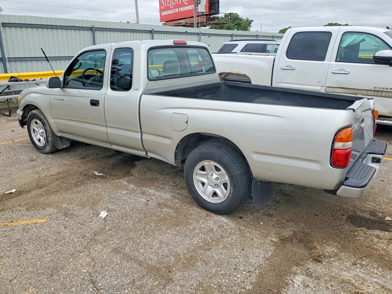 2005 Toyota Tacoma Silver vin: 5TEVL52N04Z435514