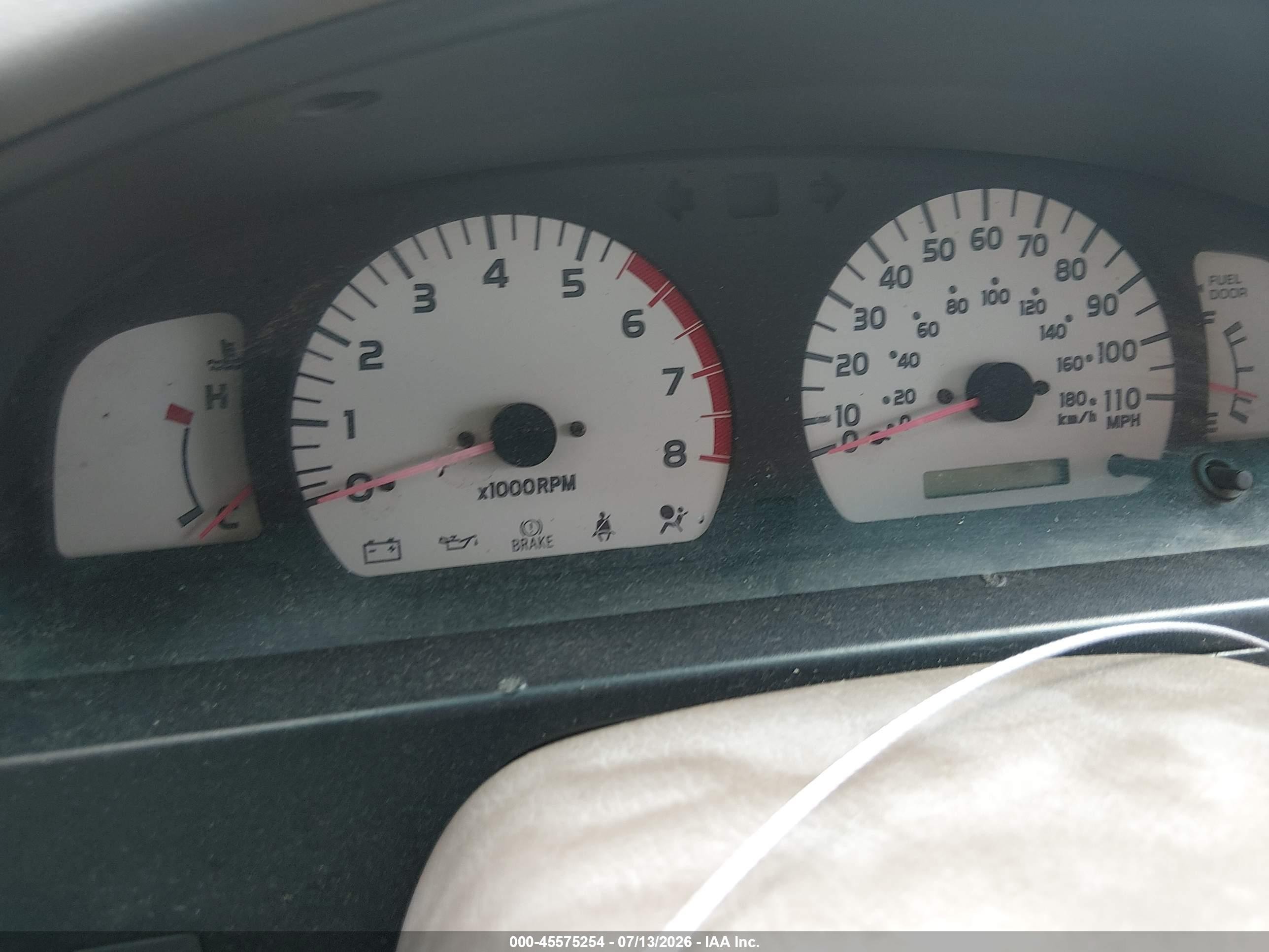 2002 Toyota Tacoma   Beige vin: 5TEVL52N12Z001776