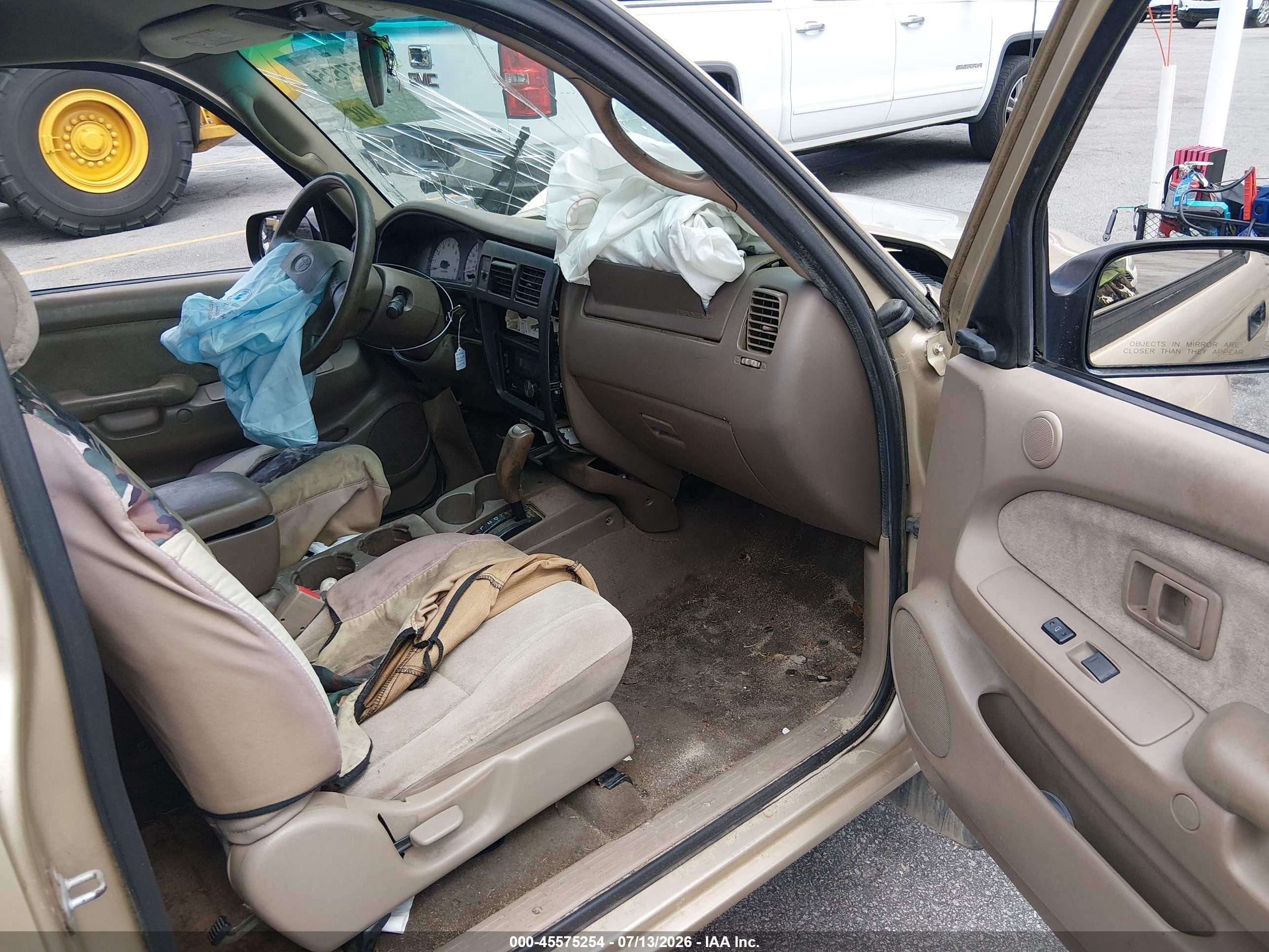 2002 Toyota Tacoma   Beige vin: 5TEVL52N12Z001776