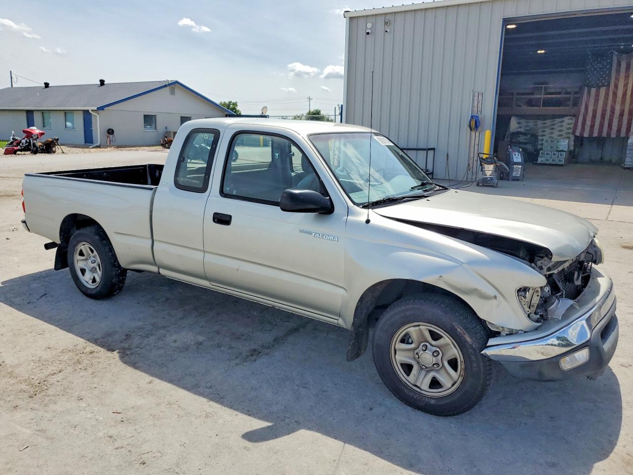 2002 Toyota Tacoma Xtracab Silver vin: 5TEVL52N12Z056664