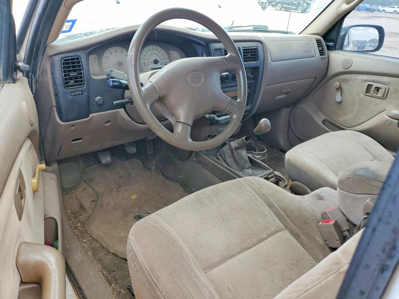 2002 Toyota Tacoma Base White vin: 5TEVL52N12Z077482
