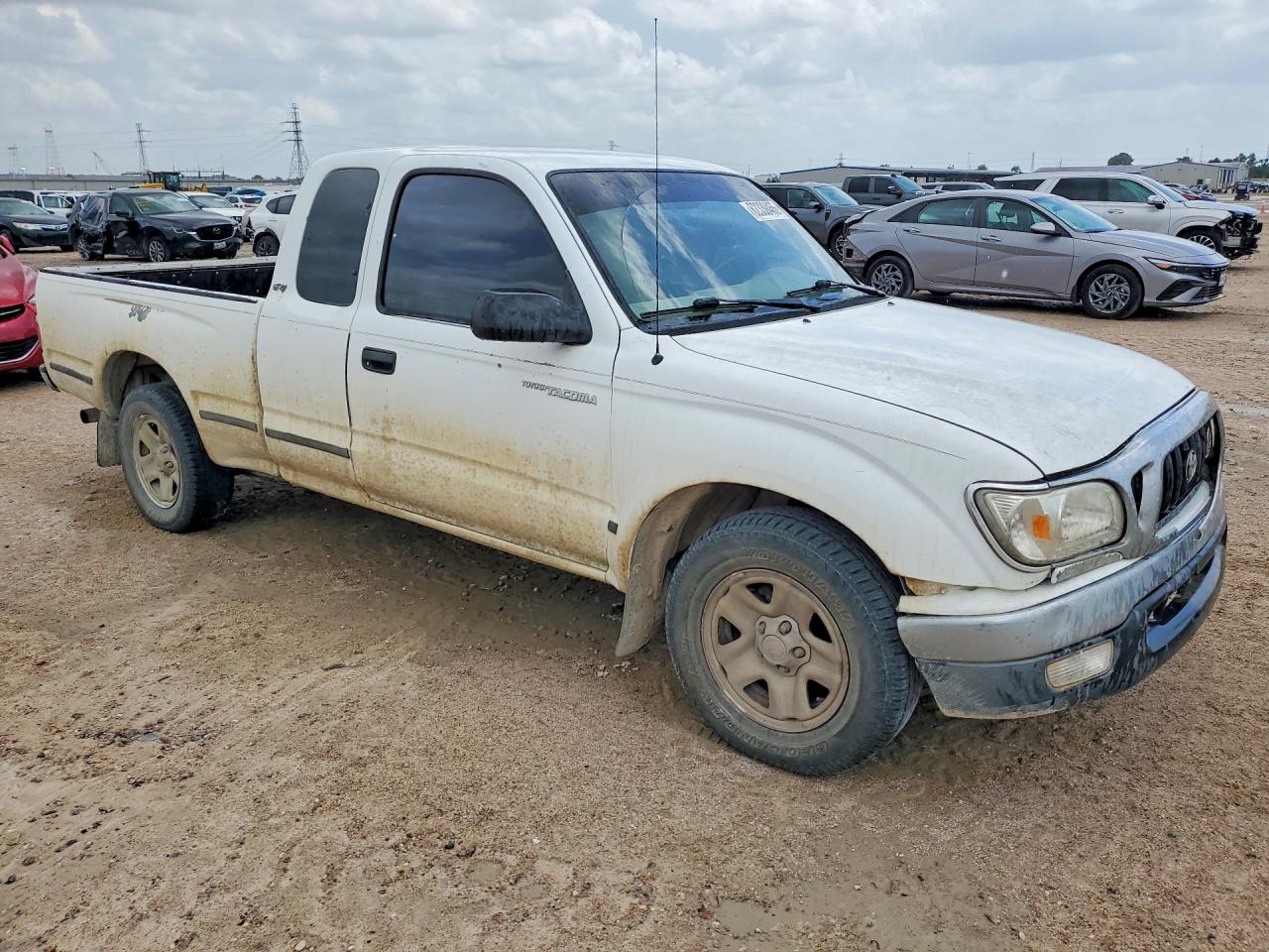 2002 Toyota Tacoma Base White vin: 5TEVL52N12Z077482
