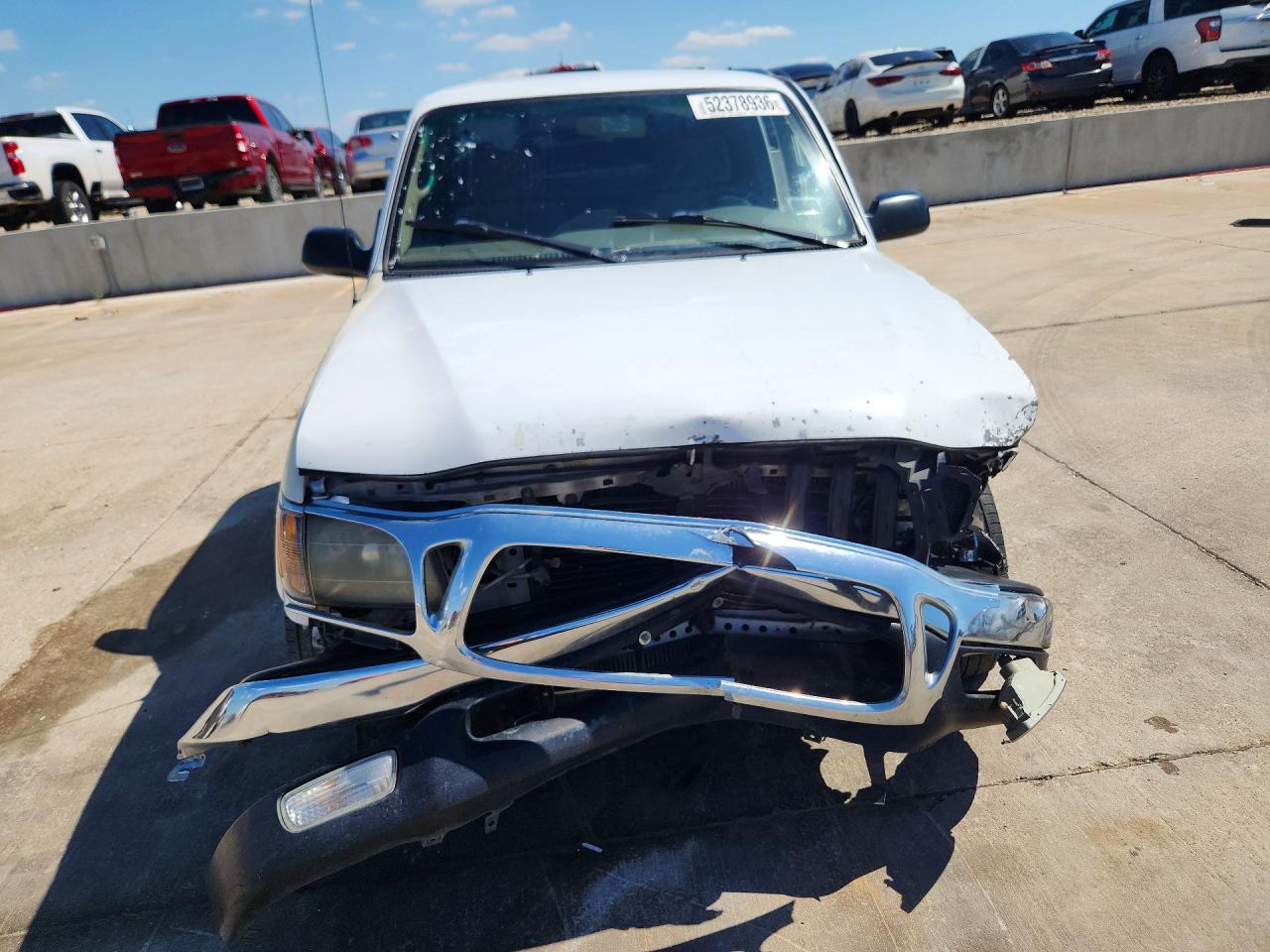 2003 Toyota Tacoma Xtracab White vin: 5TEVL52N13Z151114