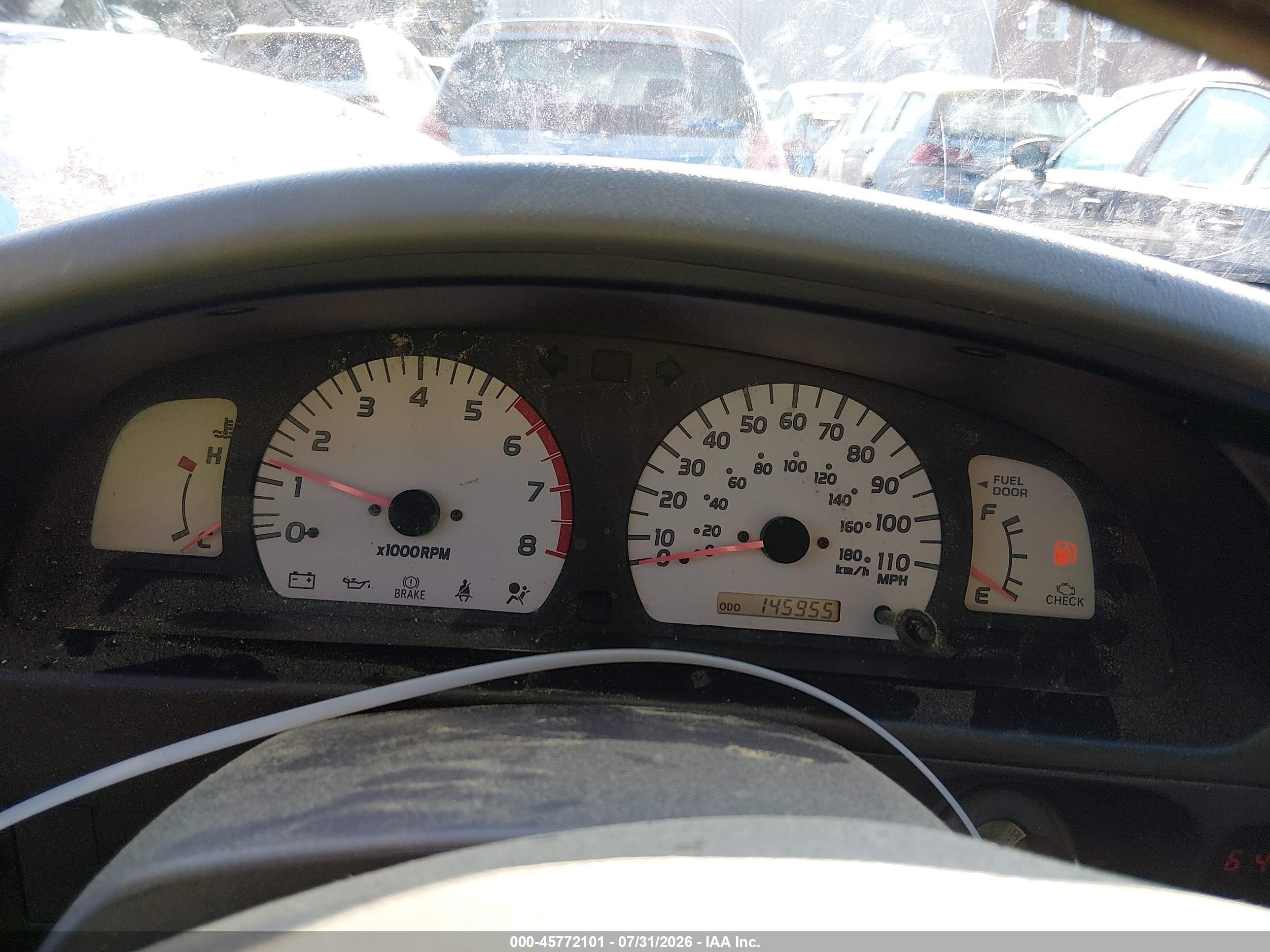 2003 Toyota Tacoma   Red vin: 5TEVL52N13Z294967