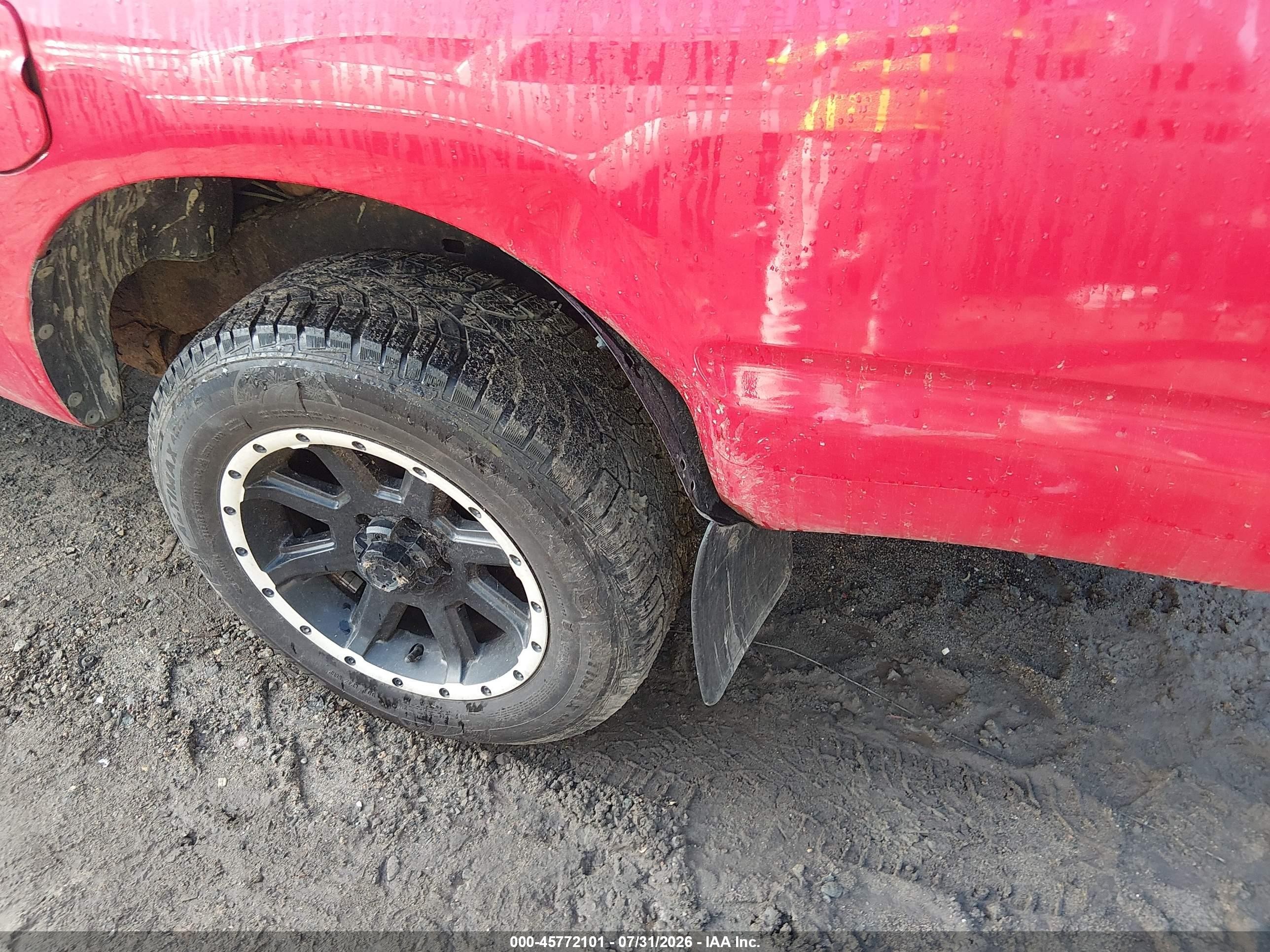 2003 Toyota Tacoma   Red vin: 5TEVL52N13Z294967