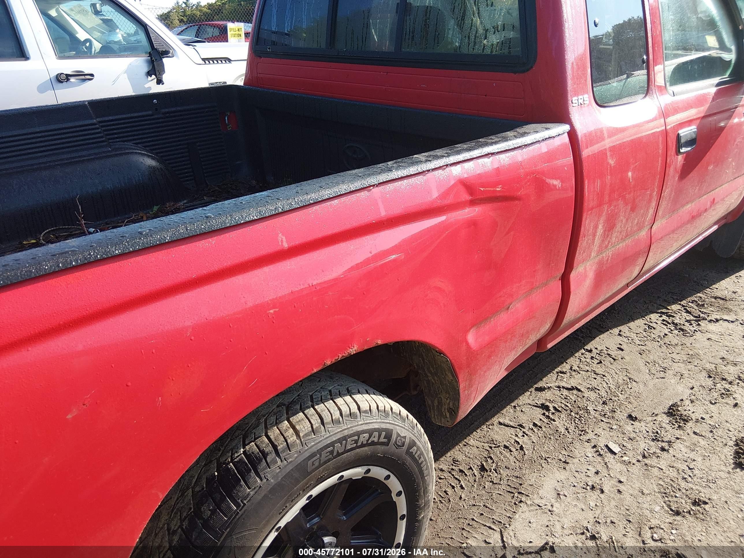2003 Toyota Tacoma   Red vin: 5TEVL52N13Z294967
