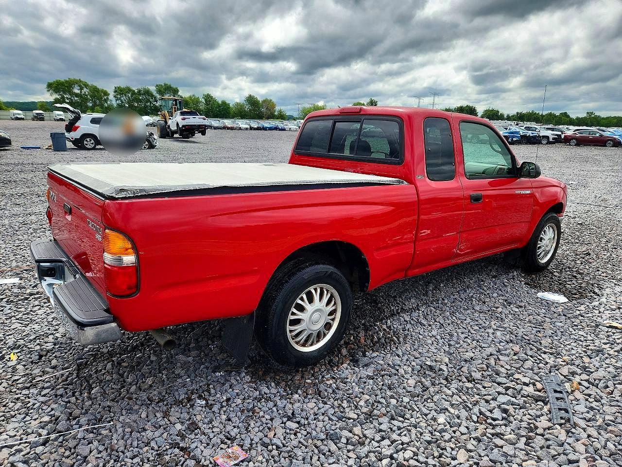 2004 Toyota Tacoma Xtracab Red vin: 5TEVL52N14Z412548