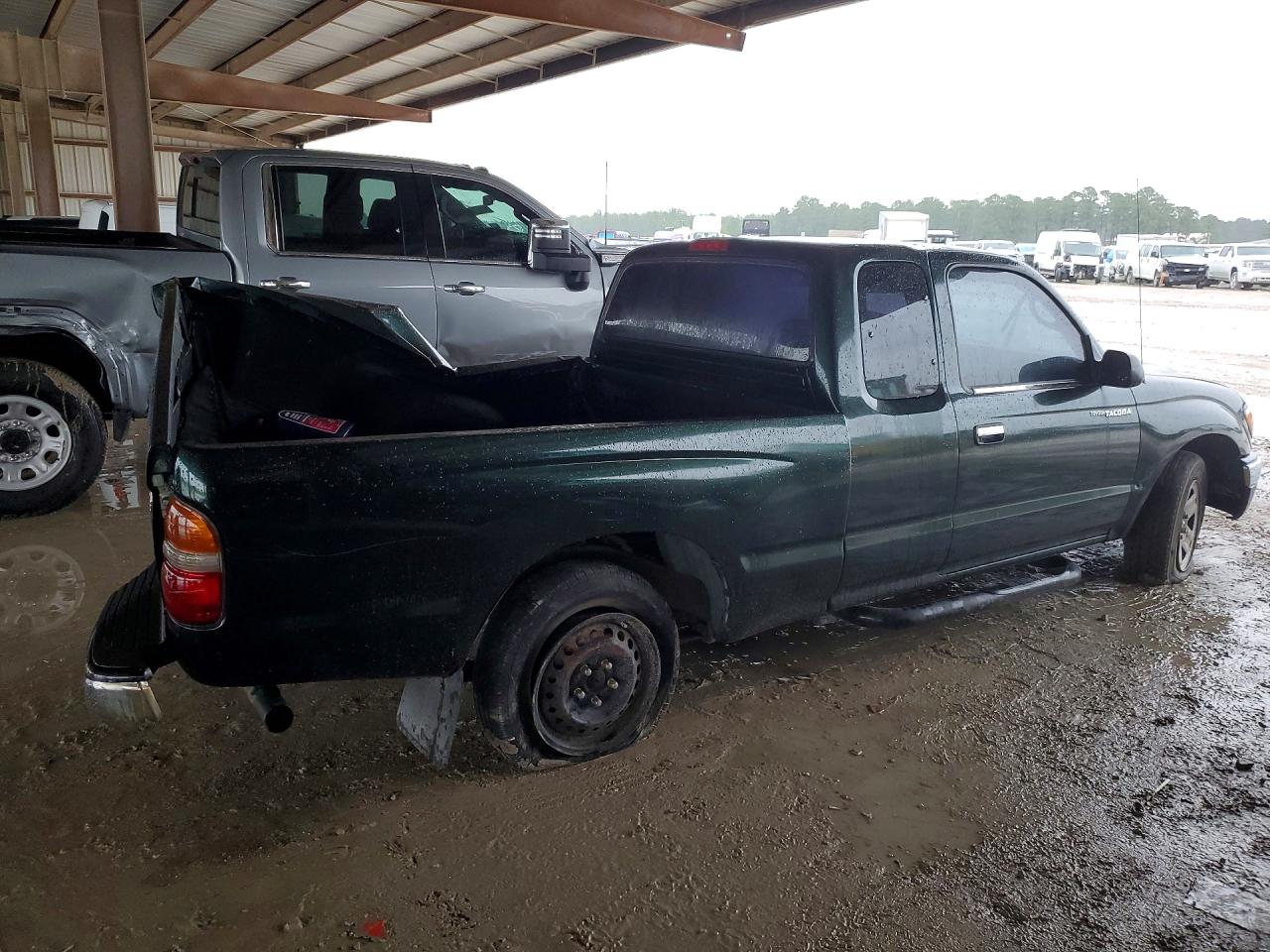2001 Toyota Tacoma Xtracab Green vin: 5TEVL52N21Z817460