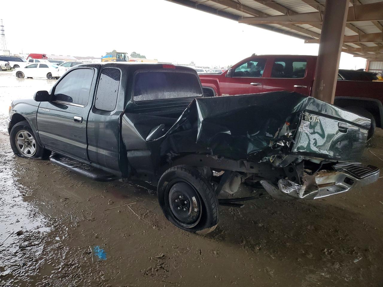2001 Toyota Tacoma Xtracab Green vin: 5TEVL52N21Z817460