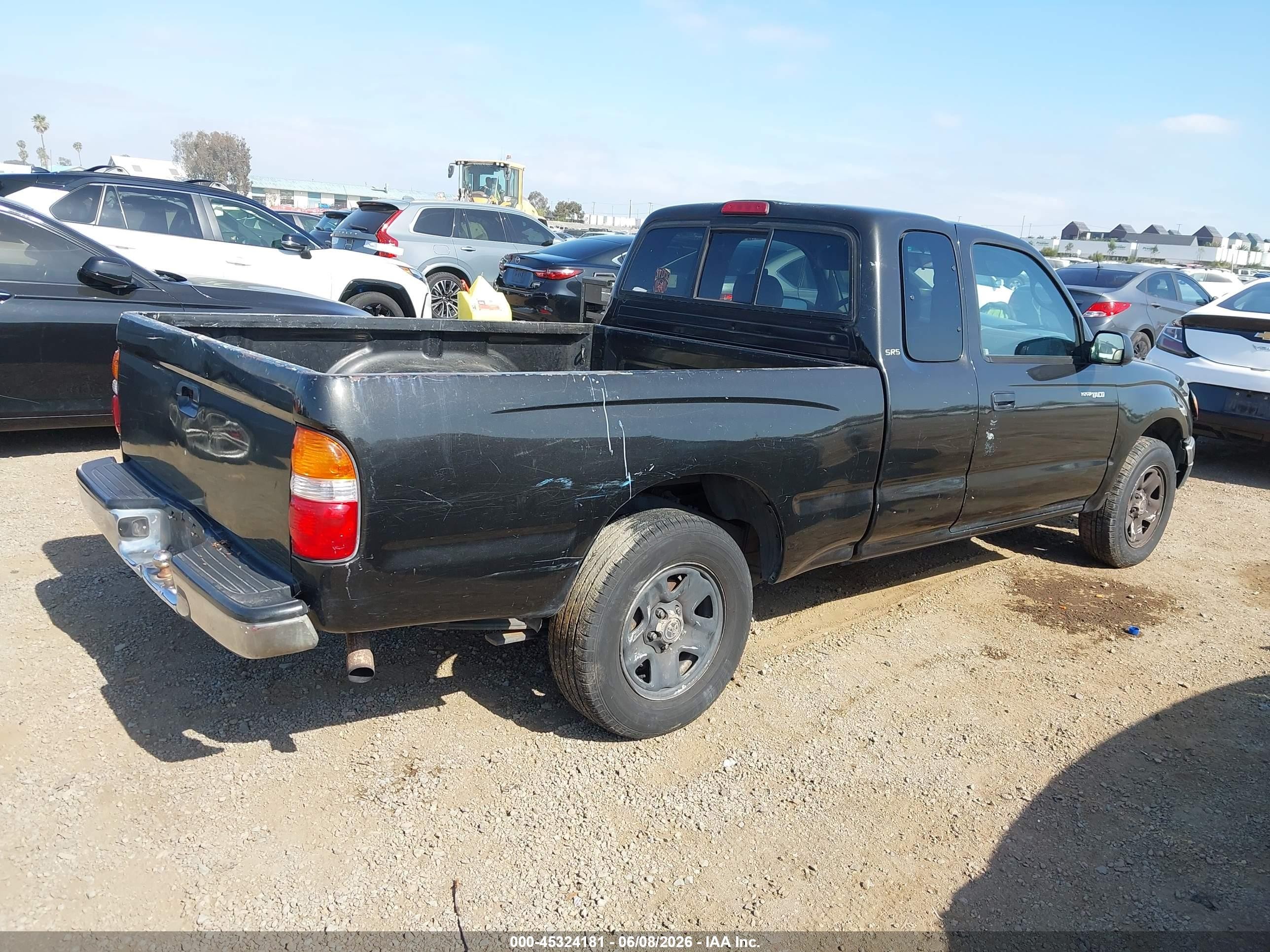 2001 Toyota Tacoma   Black vin: 5TEVL52N21Z867677