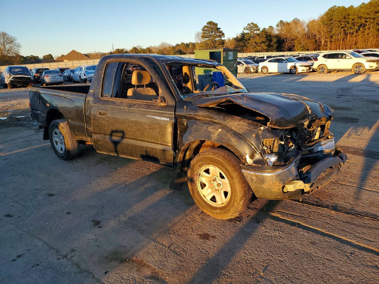 2003 Toyota Tacoma Xtracab Черный vin: 5TEVL52N23Z301697