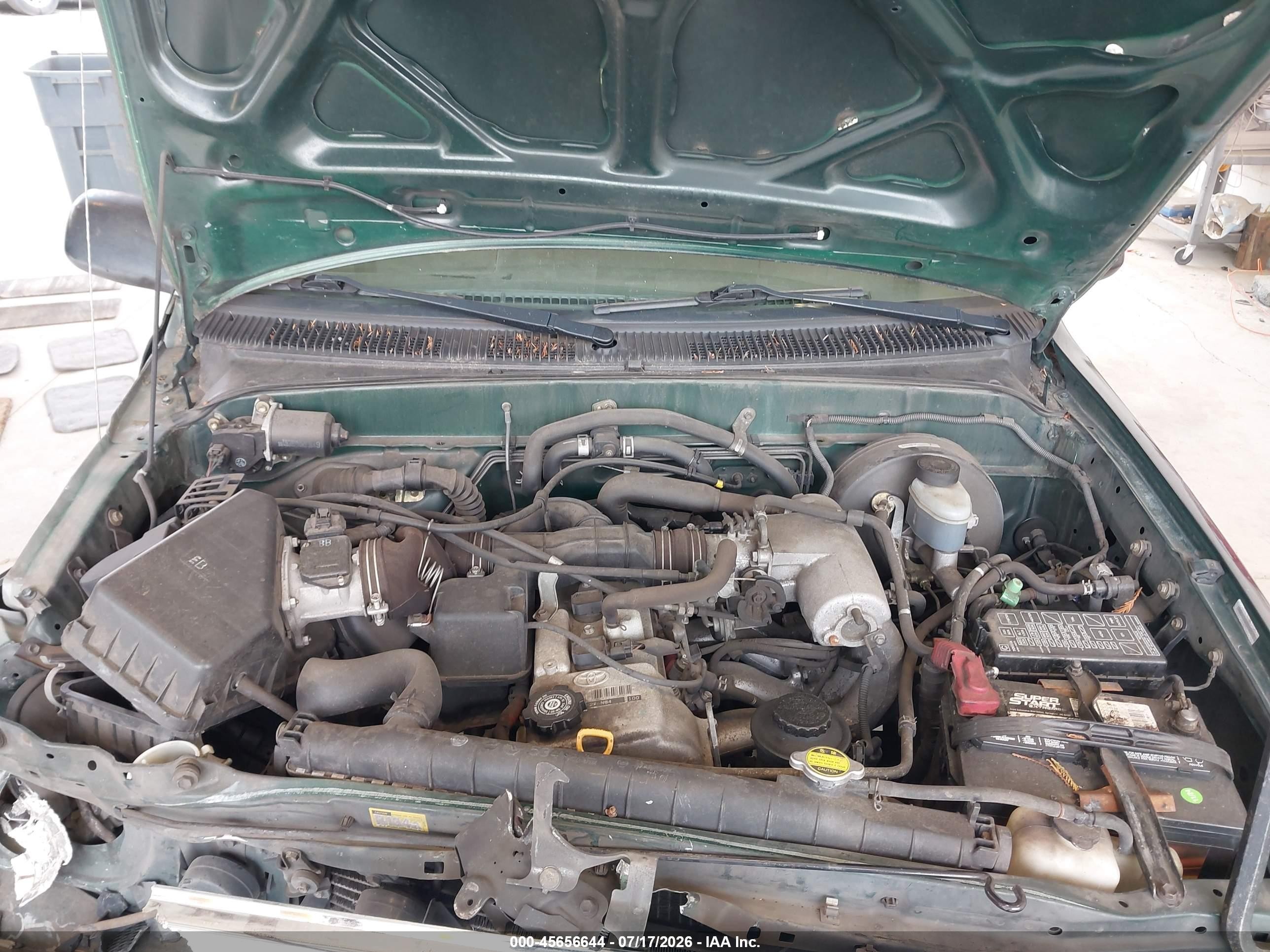 2004 Toyota Tacoma   Green vin: 5TEVL52N24Z347855