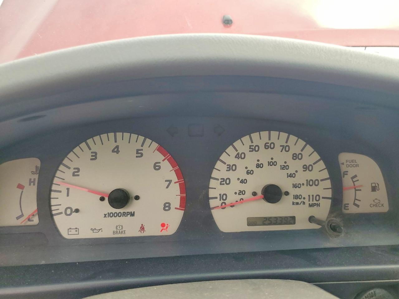 2004 Toyota Tacoma Xtracab Red vin: 5TEVL52N24Z406953