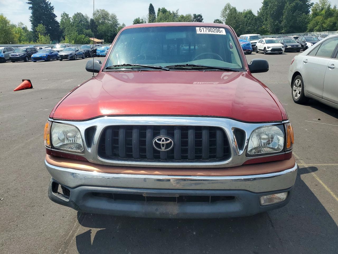 2004 Toyota Tacoma Xtracab Red vin: 5TEVL52N24Z406953