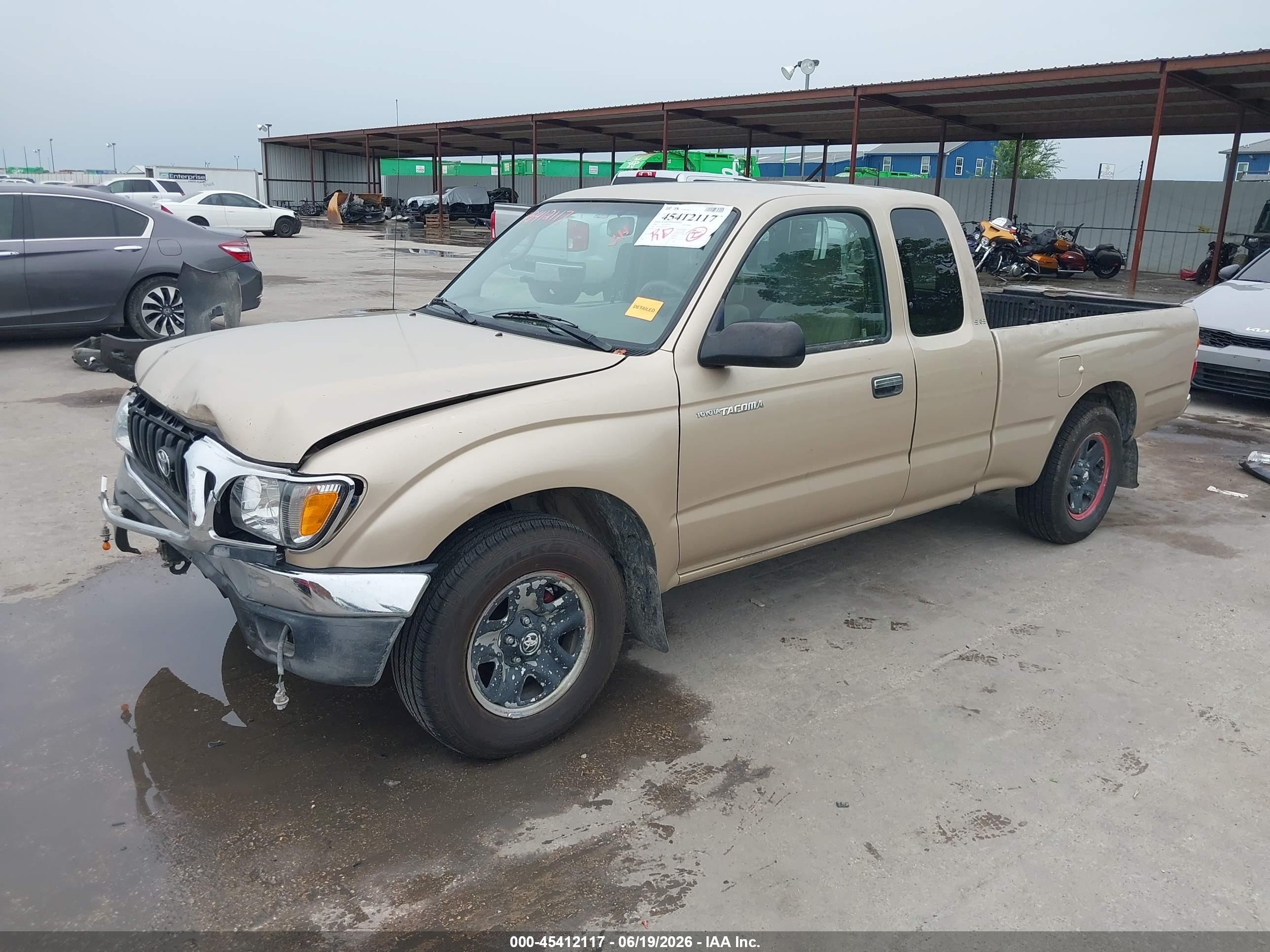 2004 Toyota Tacoma   Gold vin: 5TEVL52N24Z426507