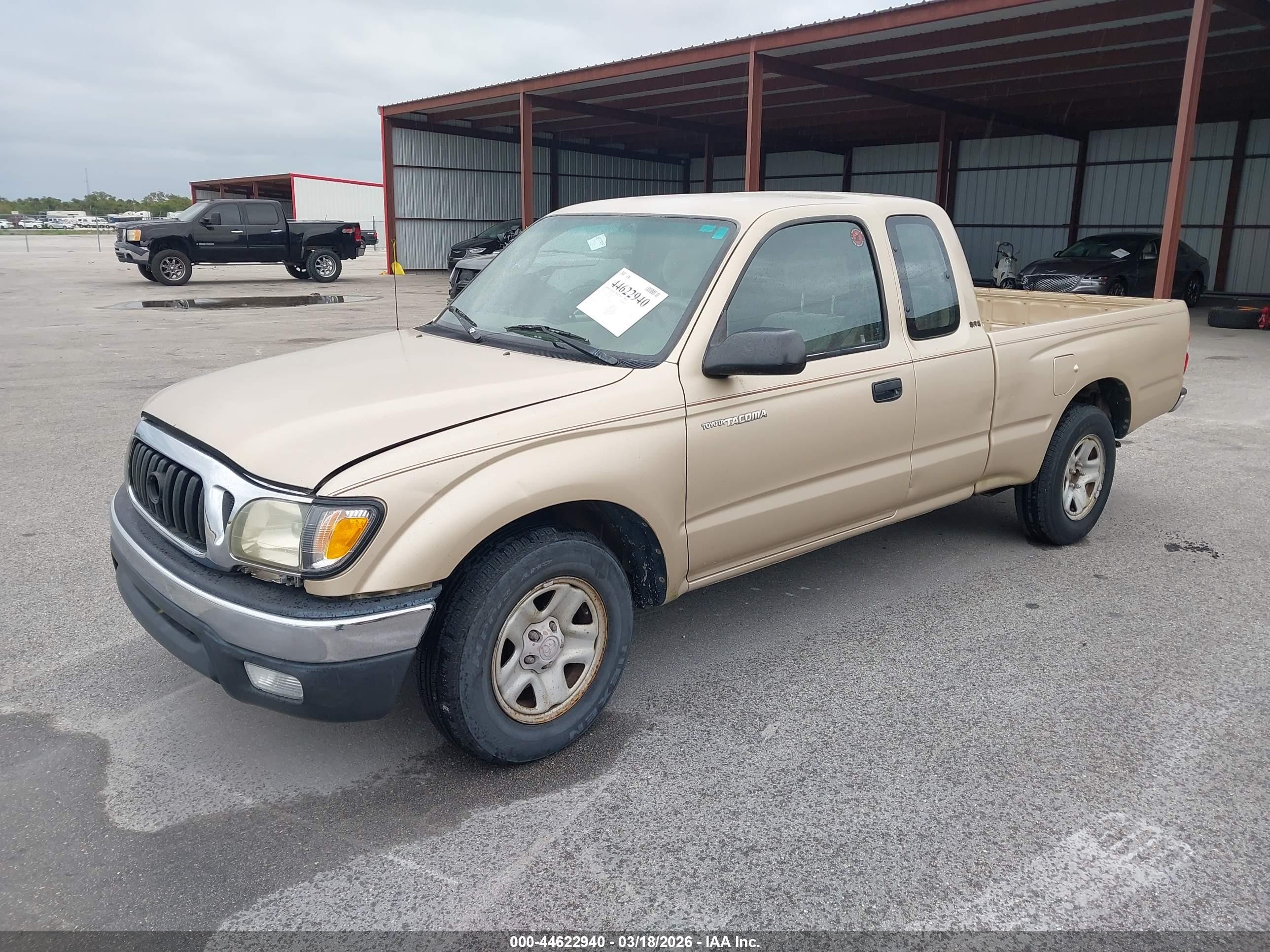 2001 Toyota Tacoma   Gold vin: 5TEVL52N31Z855246