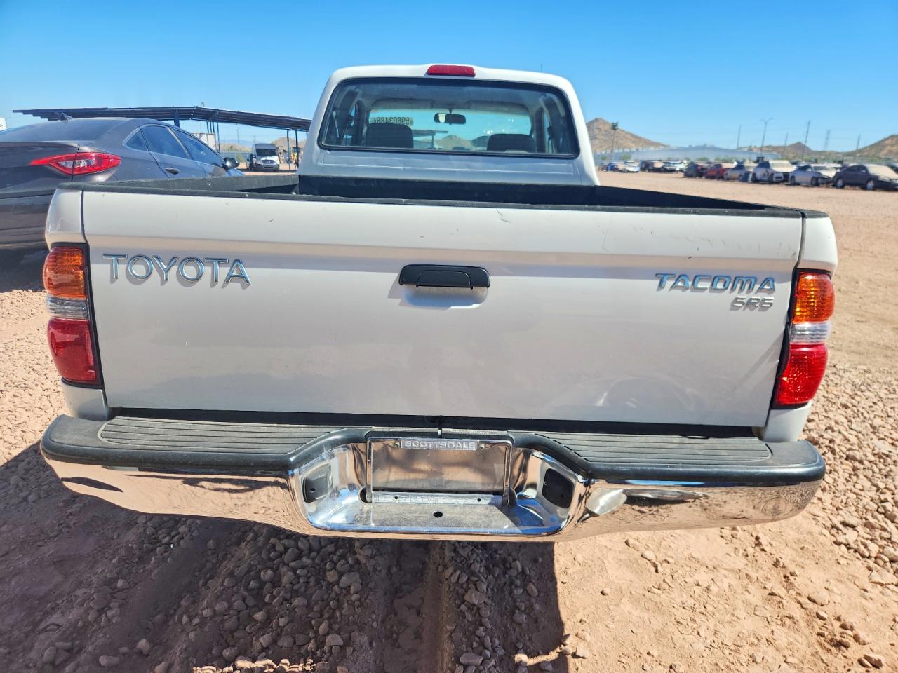 2002 Toyota Tacoma Xtracab Белый vin: 5TEVL52N32Z040899