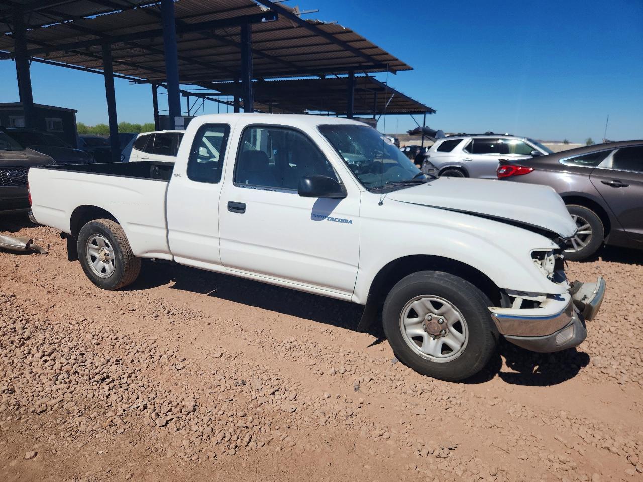 2002 Toyota Tacoma Xtracab Белый vin: 5TEVL52N32Z040899