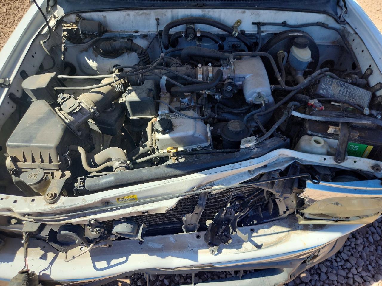 2002 Toyota Tacoma Xtracab Белый vin: 5TEVL52N32Z040899