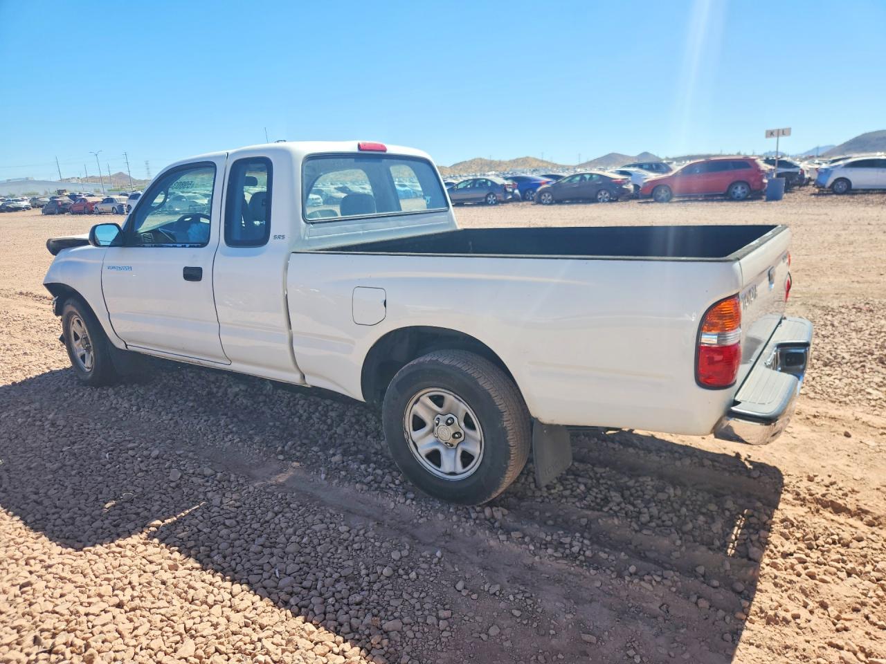 2002 Toyota Tacoma Xtracab Белый vin: 5TEVL52N32Z040899