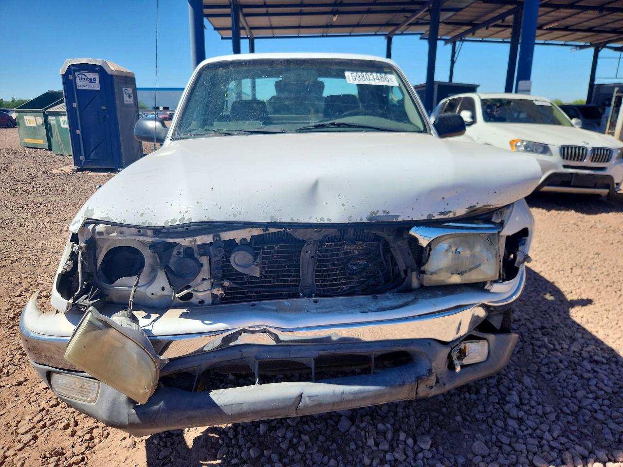 2002 Toyota Tacoma Xtracab Белый vin: 5TEVL52N32Z040899