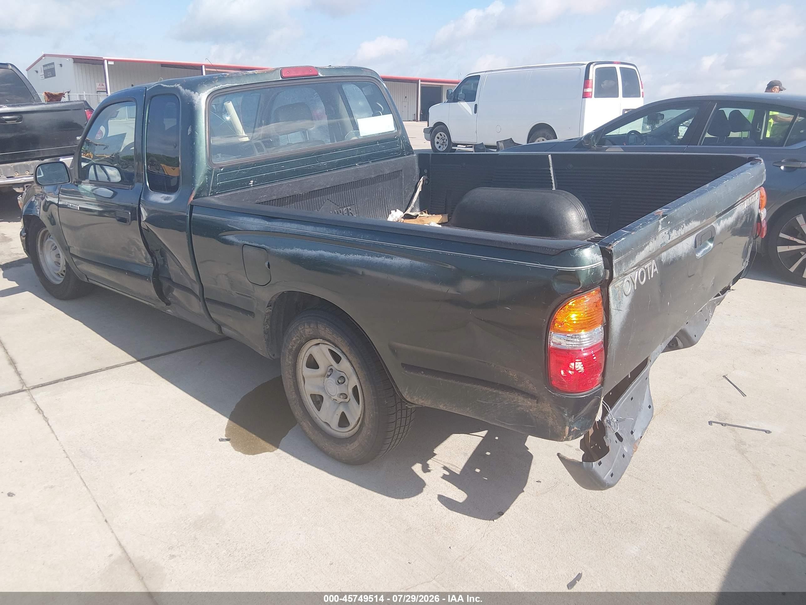 2002 Toyota Tacoma   Green vin: 5TEVL52N42Z066508