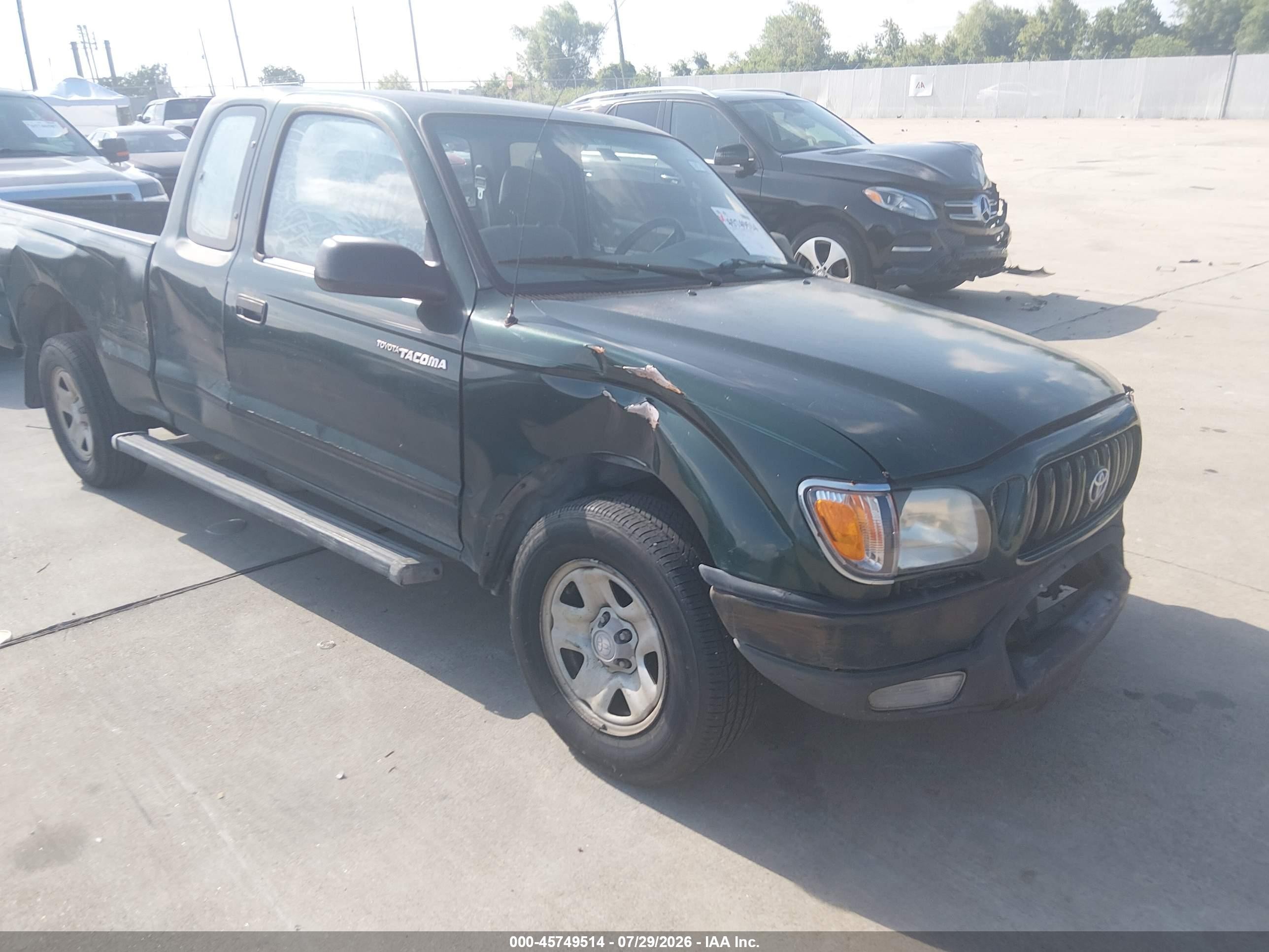 2002 Toyota Tacoma   Green vin: 5TEVL52N42Z066508