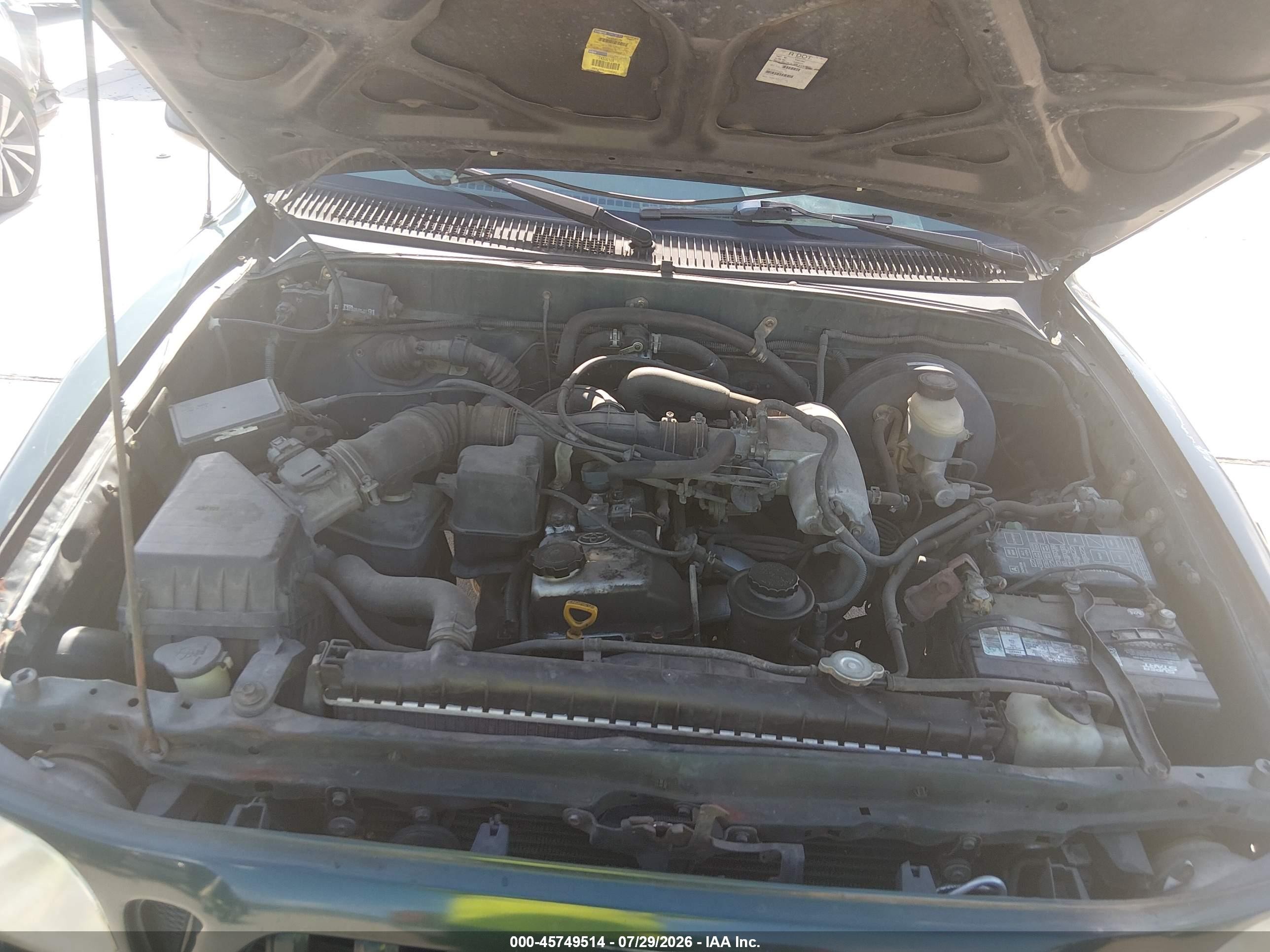 2002 Toyota Tacoma   Green vin: 5TEVL52N42Z066508