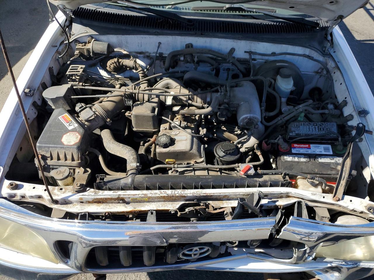 2003 Toyota Tacoma Base White vin: 5TEVL52N43Z236366