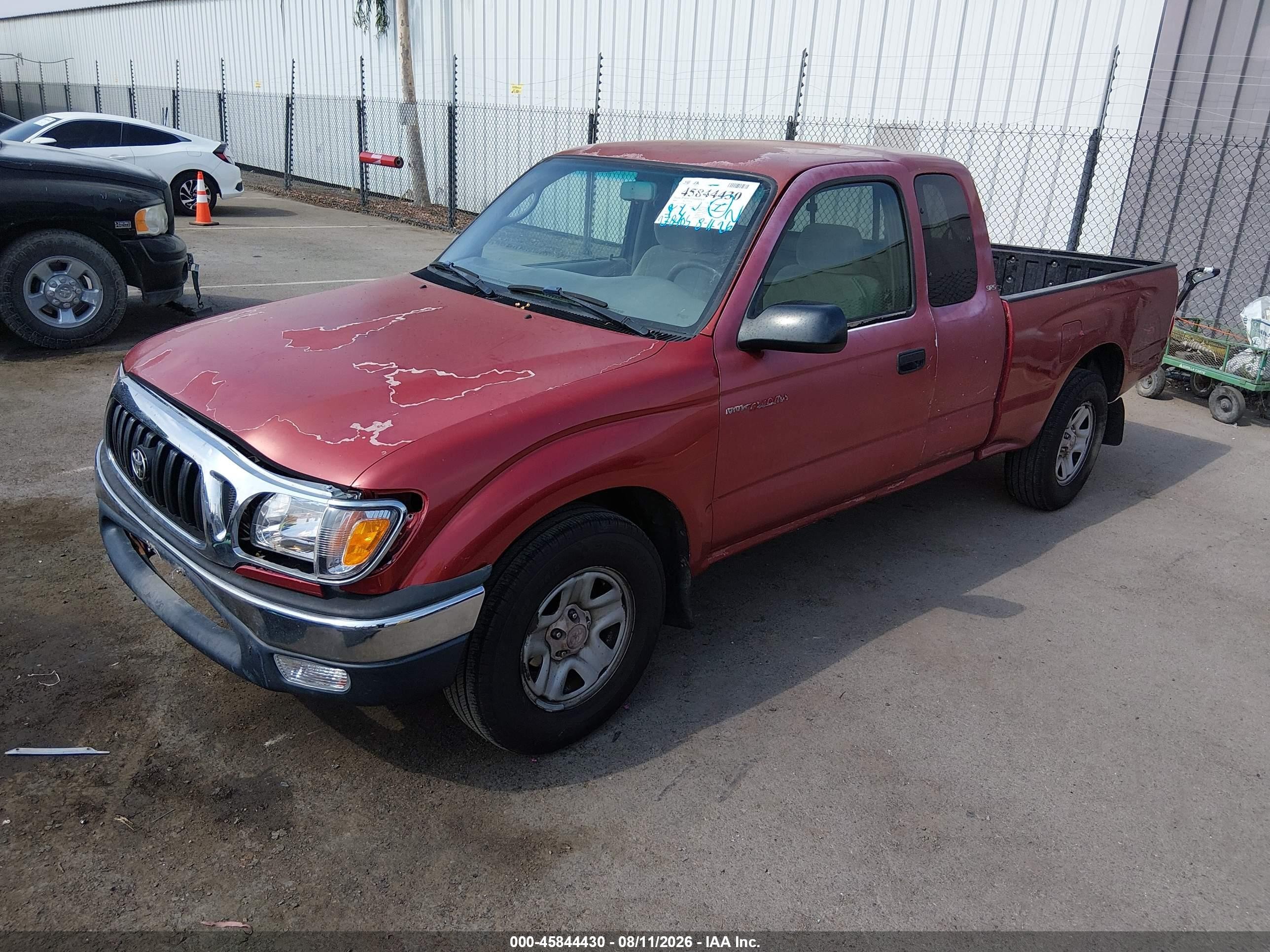 2004 Toyota Tacoma Бордовый vin: 5TEVL52N44Z333567