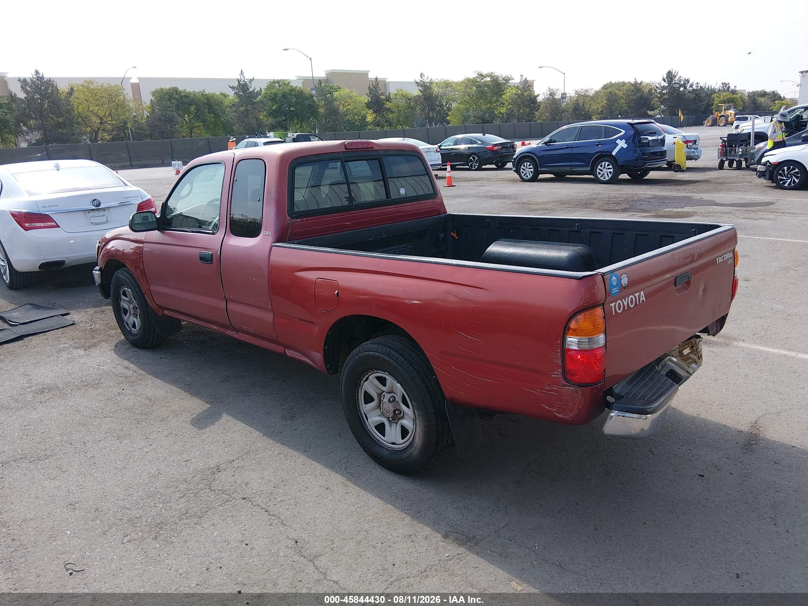 2004 Toyota Tacoma Бордовый vin: 5TEVL52N44Z333567
