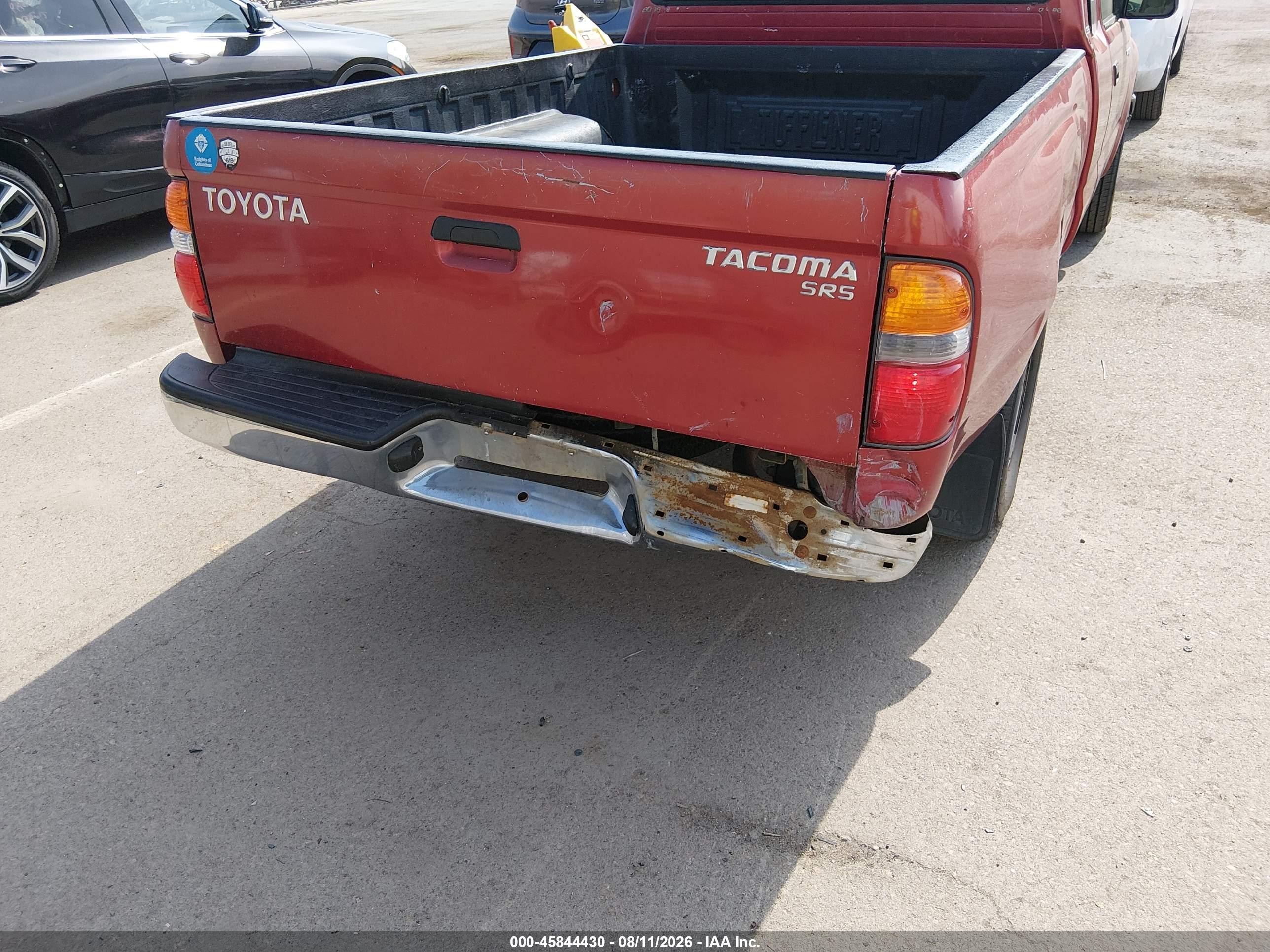 2004 Toyota Tacoma Бордовый vin: 5TEVL52N44Z333567