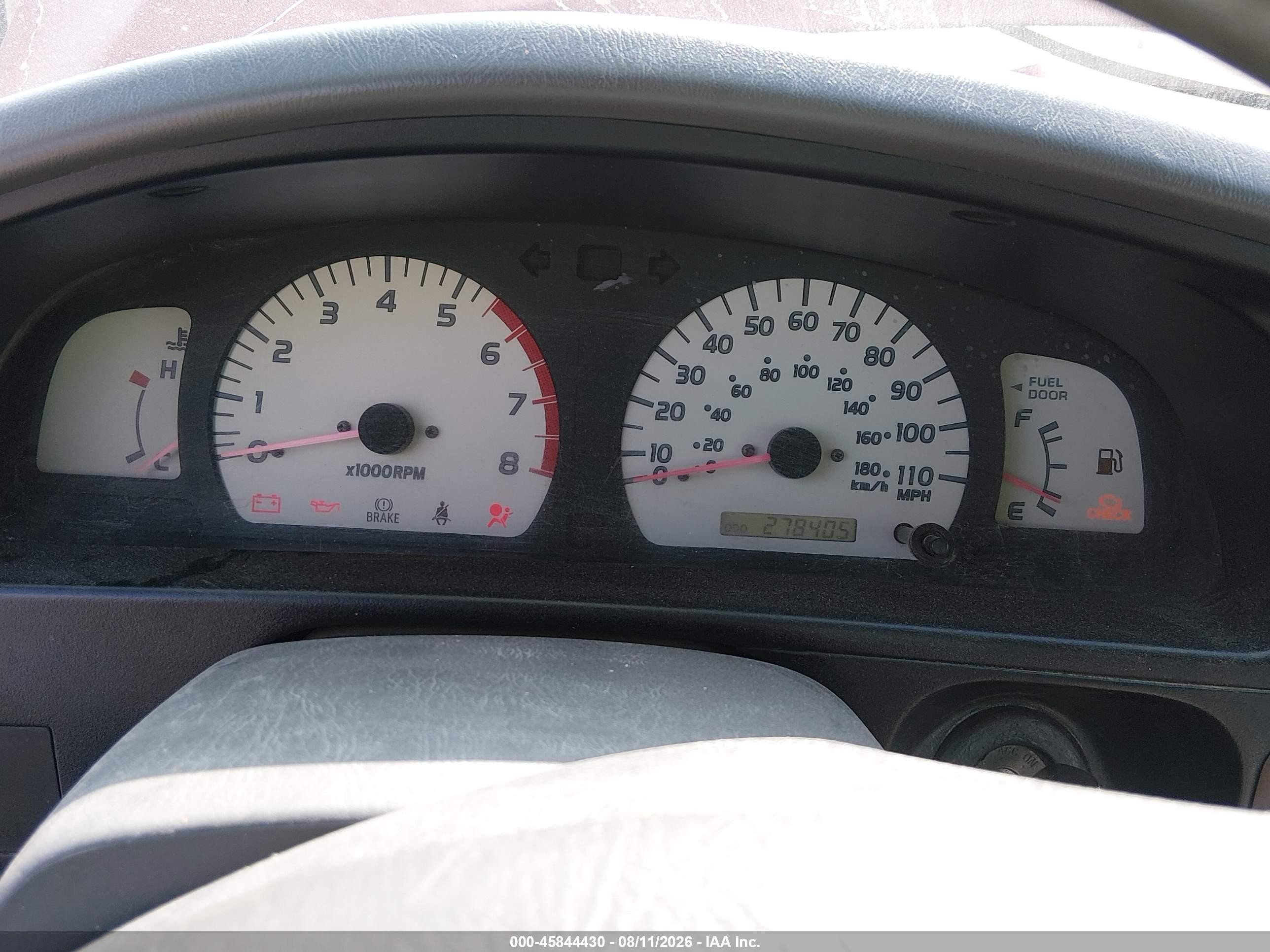 2004 Toyota Tacoma Бордовый vin: 5TEVL52N44Z333567