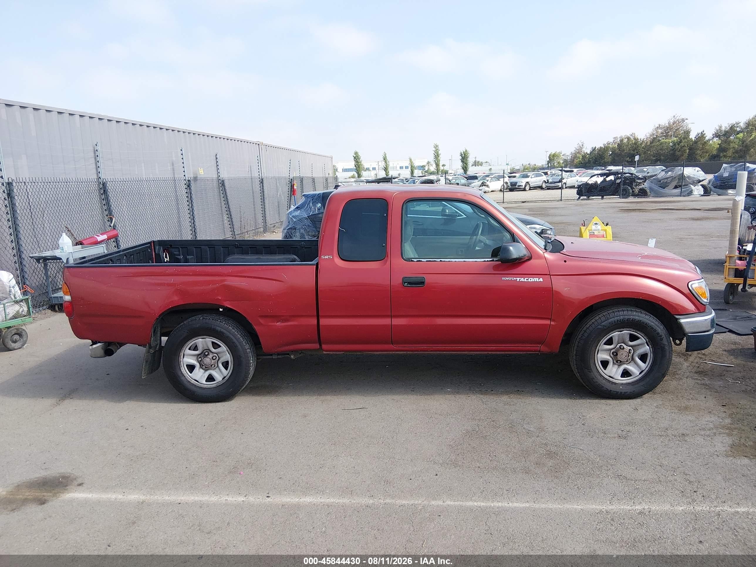 2004 Toyota Tacoma Бордовый vin: 5TEVL52N44Z333567