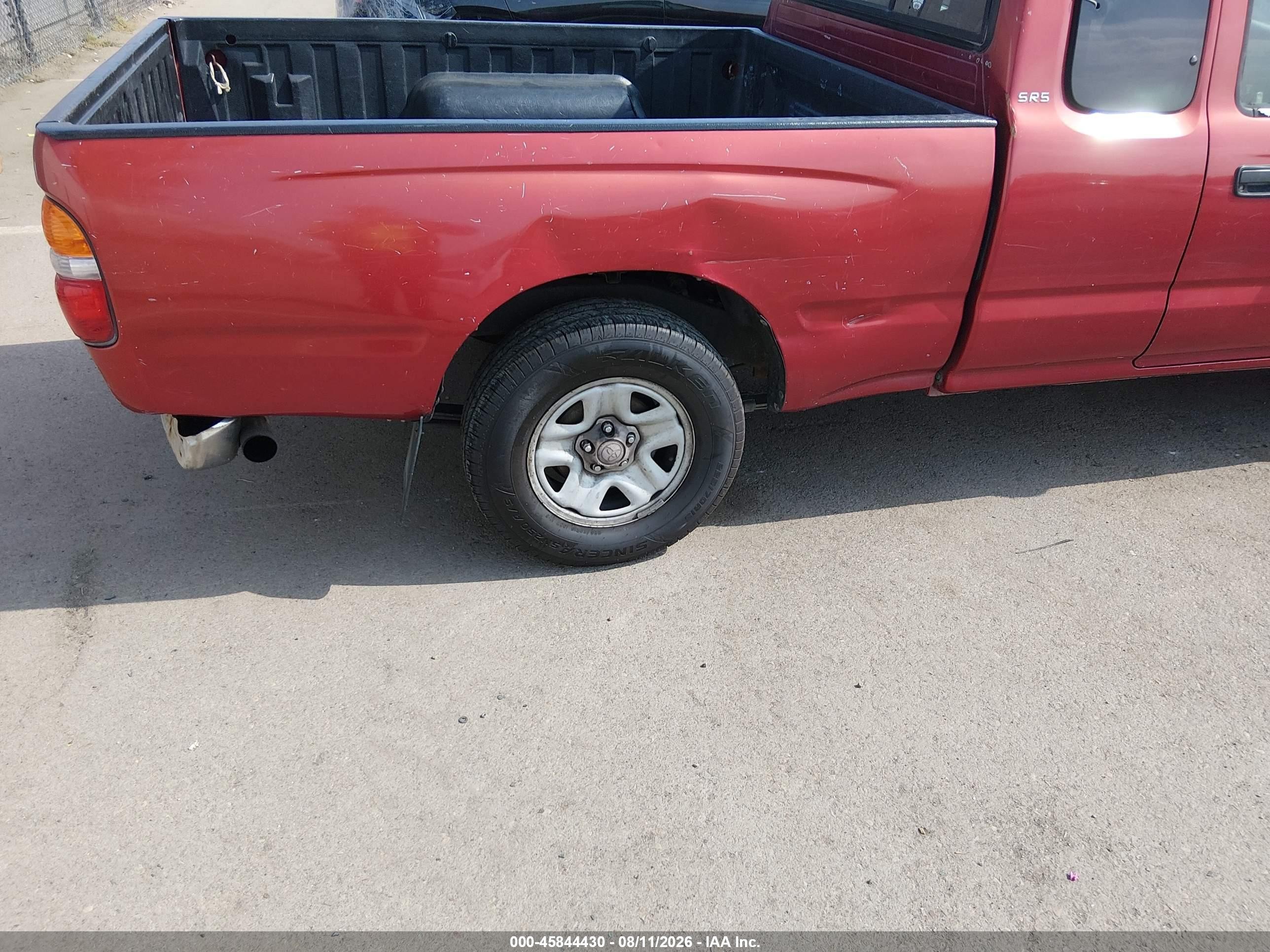 2004 Toyota Tacoma Бордовый vin: 5TEVL52N44Z333567