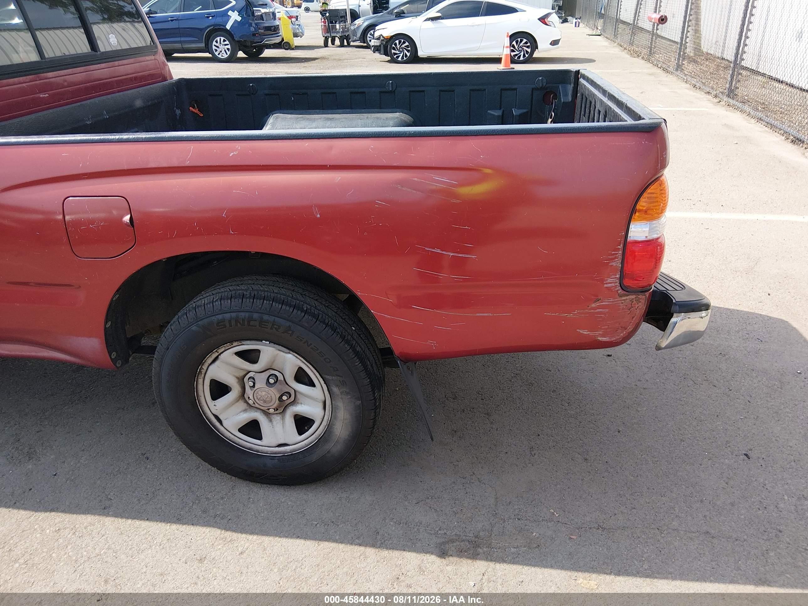 2004 Toyota Tacoma Бордовый vin: 5TEVL52N44Z333567