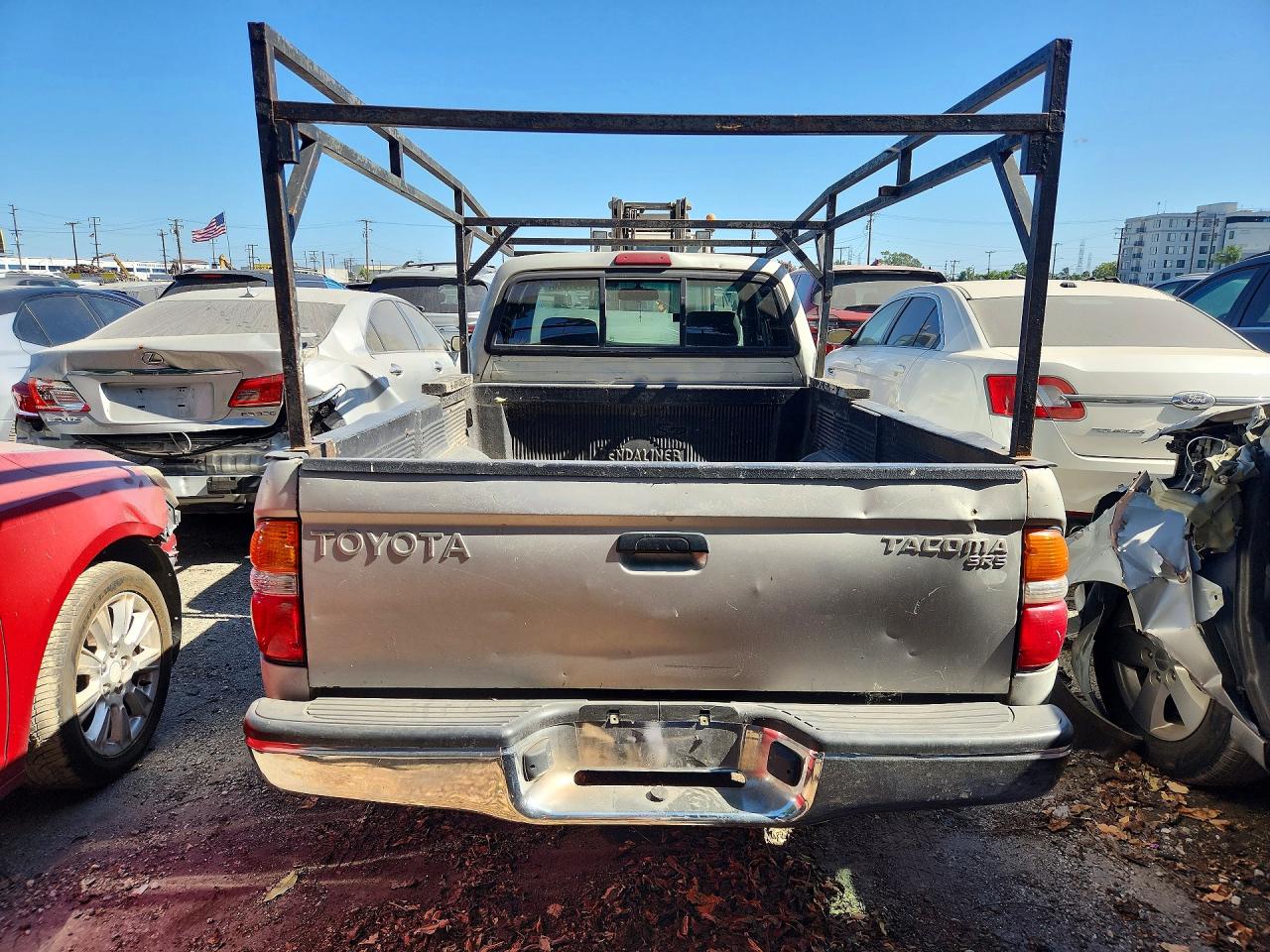 2001 Toyota Tacoma Xtracab Gray vin: 5TEVL52N51Z768321