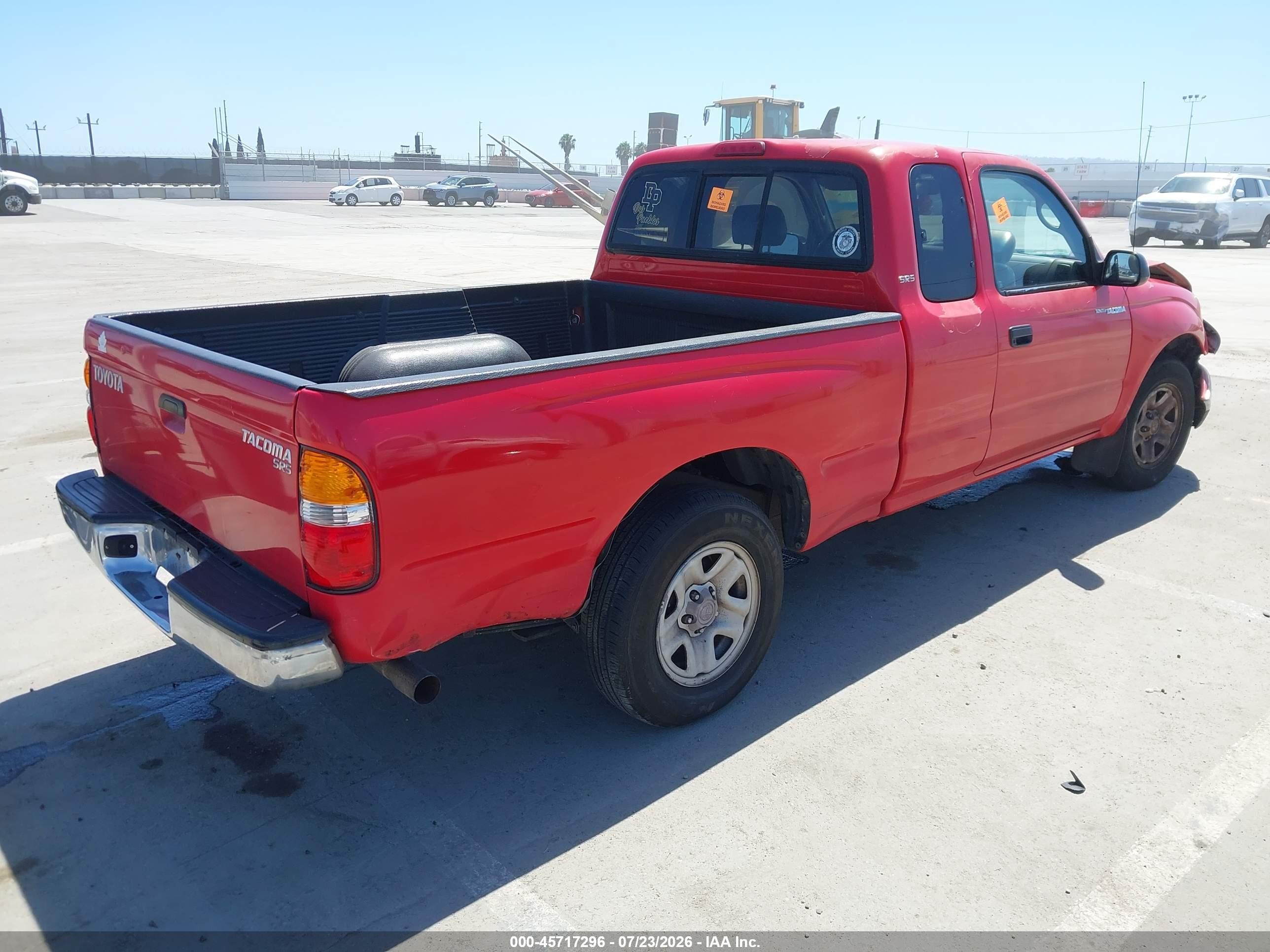 2003 Toyota Tacoma Red vin: 5TEVL52N53Z256349