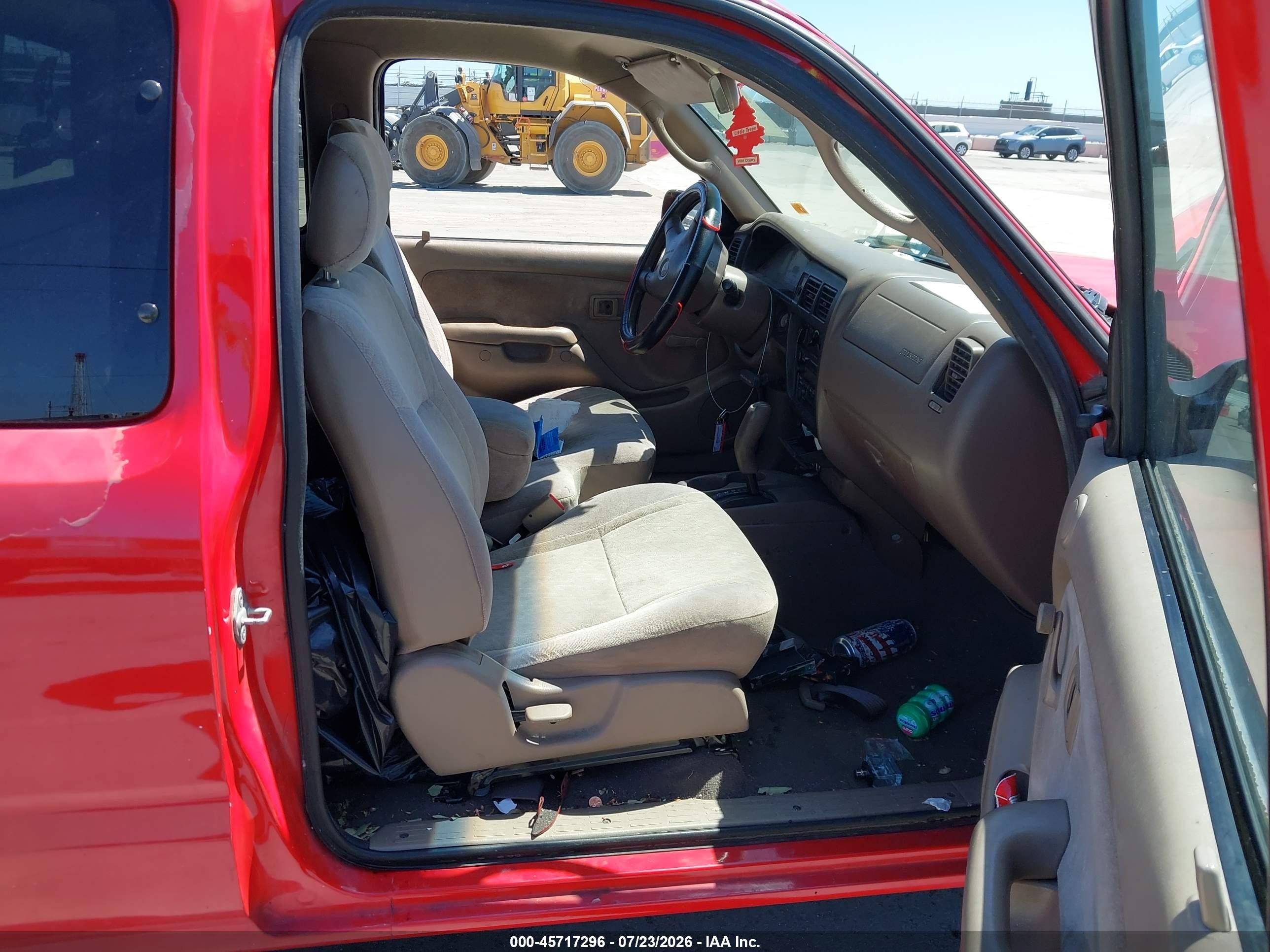 2003 Toyota Tacoma Red vin: 5TEVL52N53Z256349