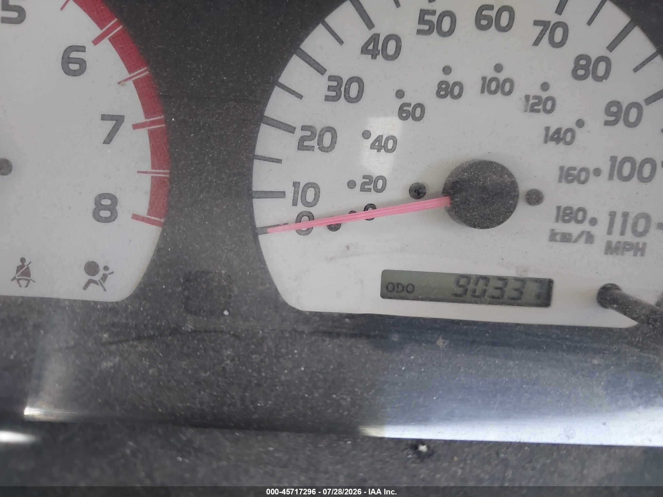 2003 Toyota Tacoma Red vin: 5TEVL52N53Z256349