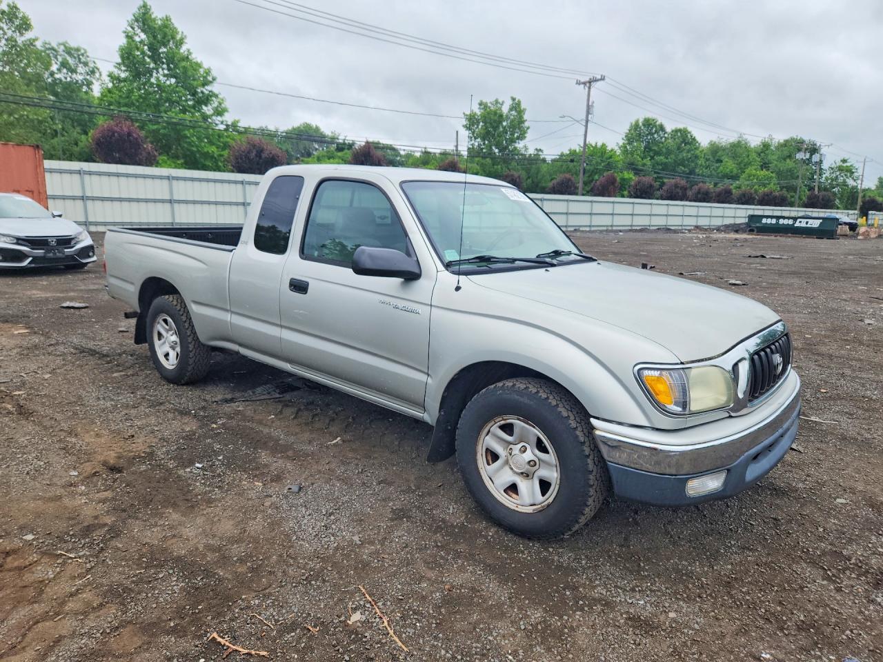 2004 Toyota Tacoma Xtracab Gray vin: 5TEVL52N54Z309231