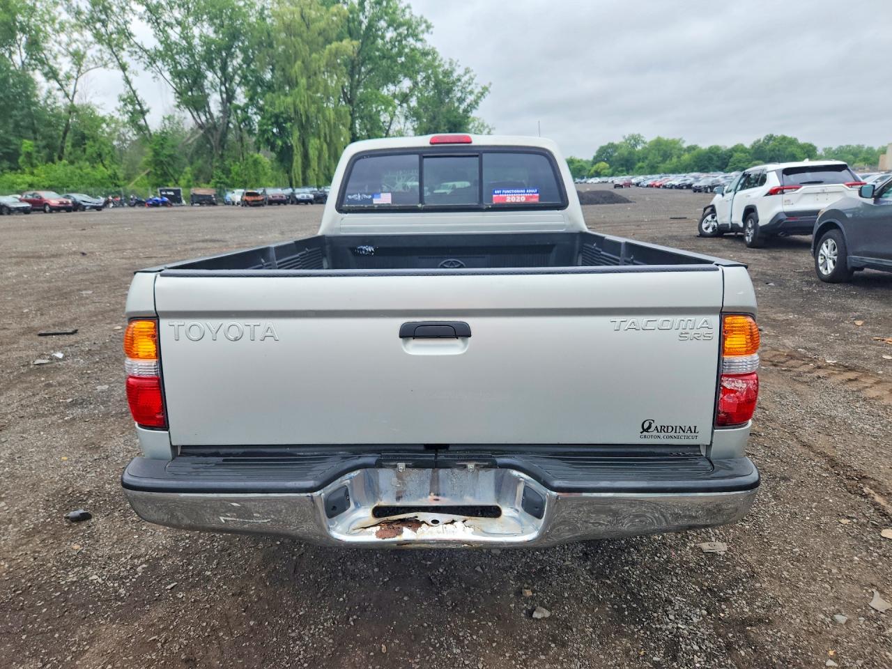 2004 Toyota Tacoma Xtracab Gray vin: 5TEVL52N54Z309231