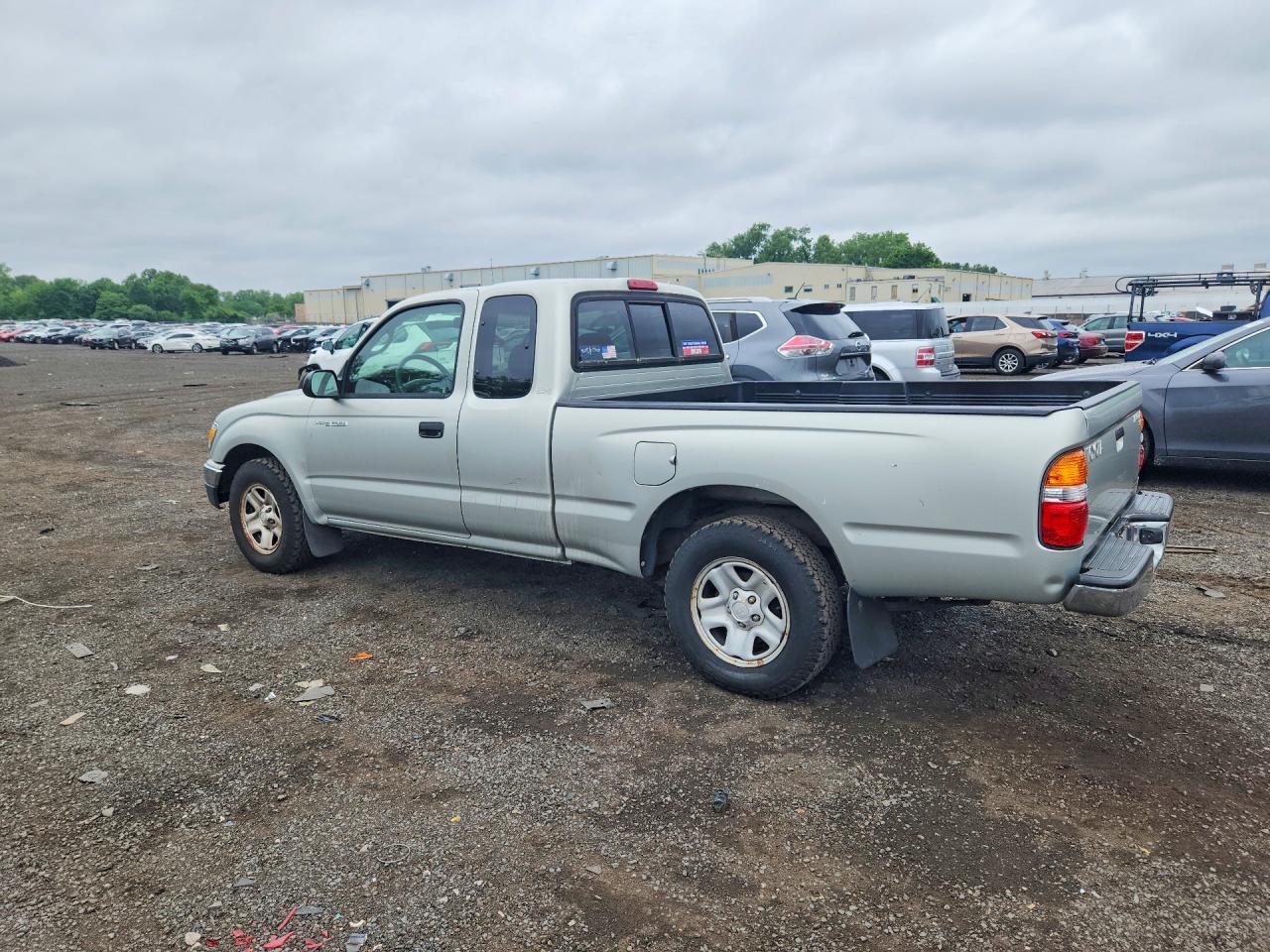2004 Toyota Tacoma Xtracab Gray vin: 5TEVL52N54Z309231