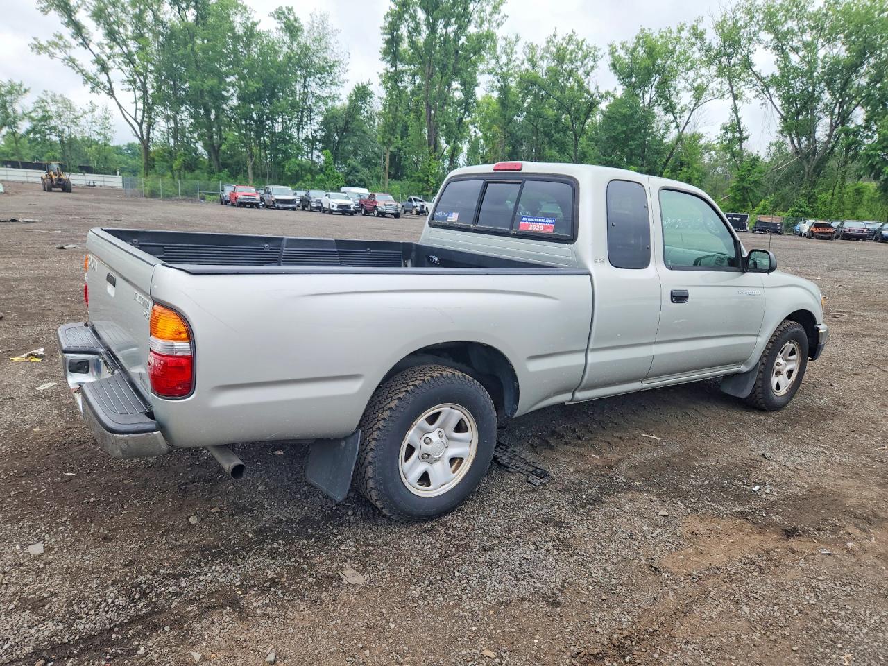 2004 Toyota Tacoma Xtracab Gray vin: 5TEVL52N54Z309231
