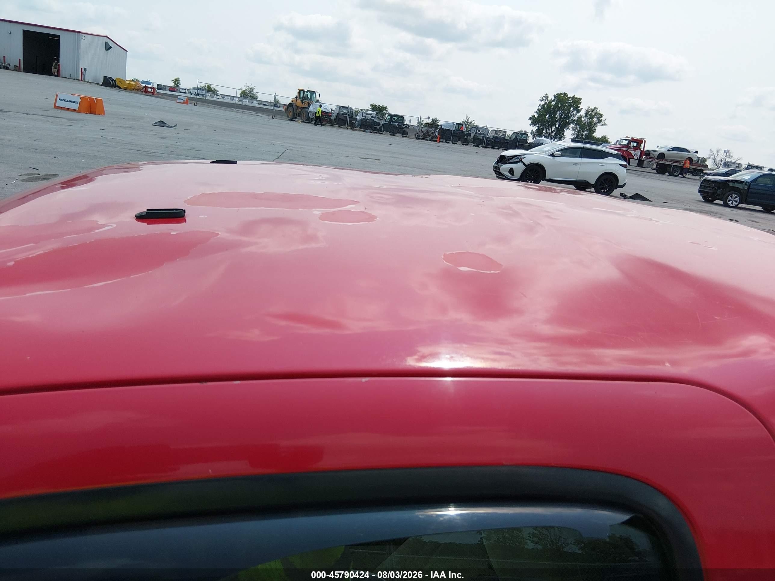2003 Toyota Tacoma   Red vin: 5TEVL52N63Z219505