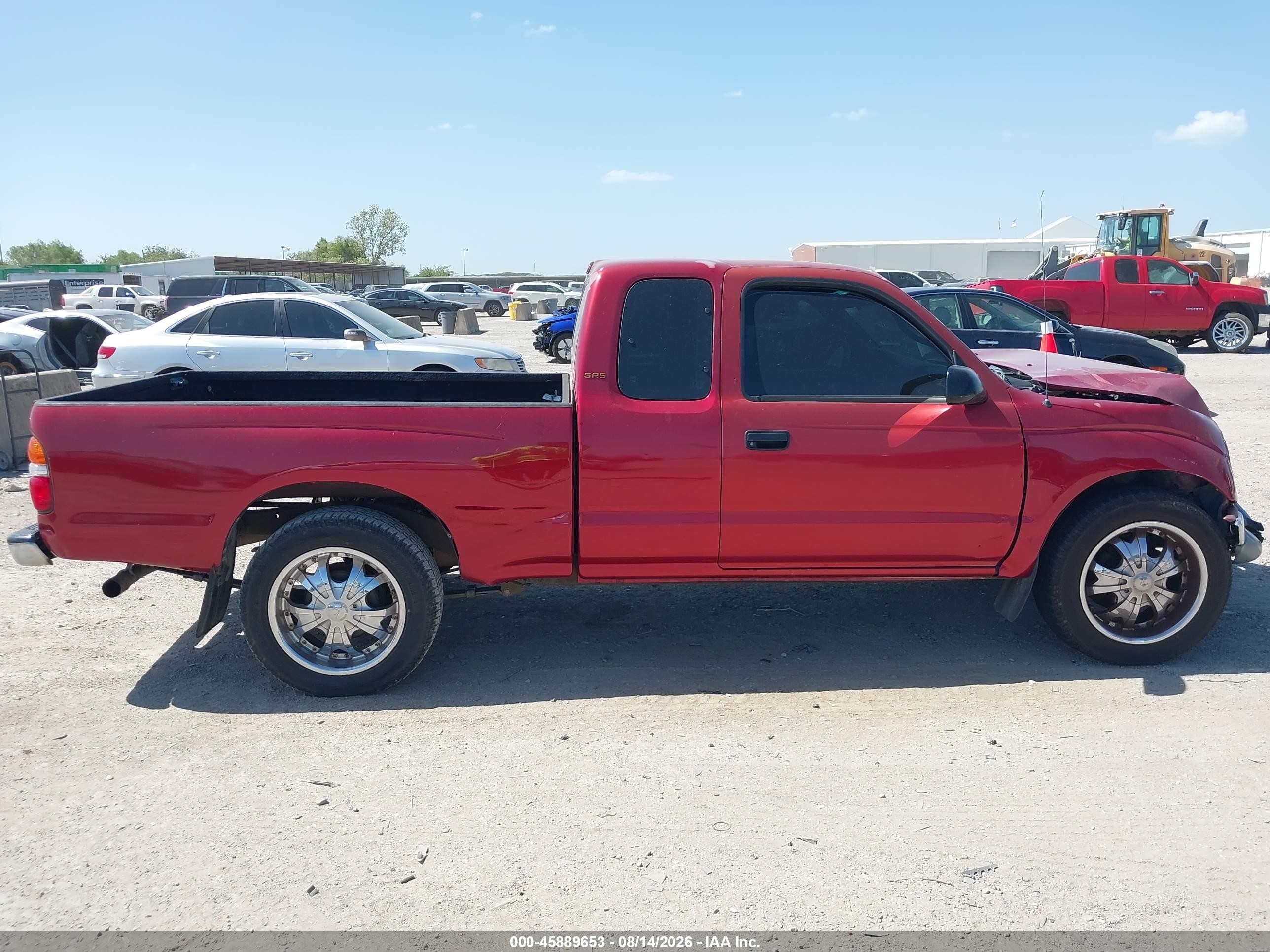 2003 Toyota Tacoma   Burgundy vin: 5TEVL52N63Z291868