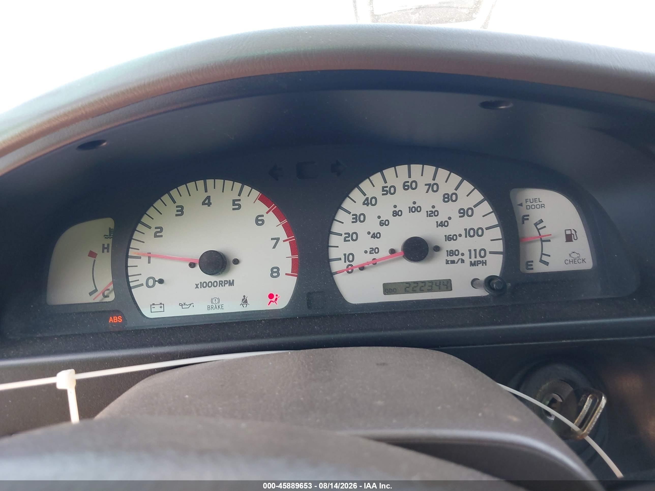 2003 Toyota Tacoma   Burgundy vin: 5TEVL52N63Z291868